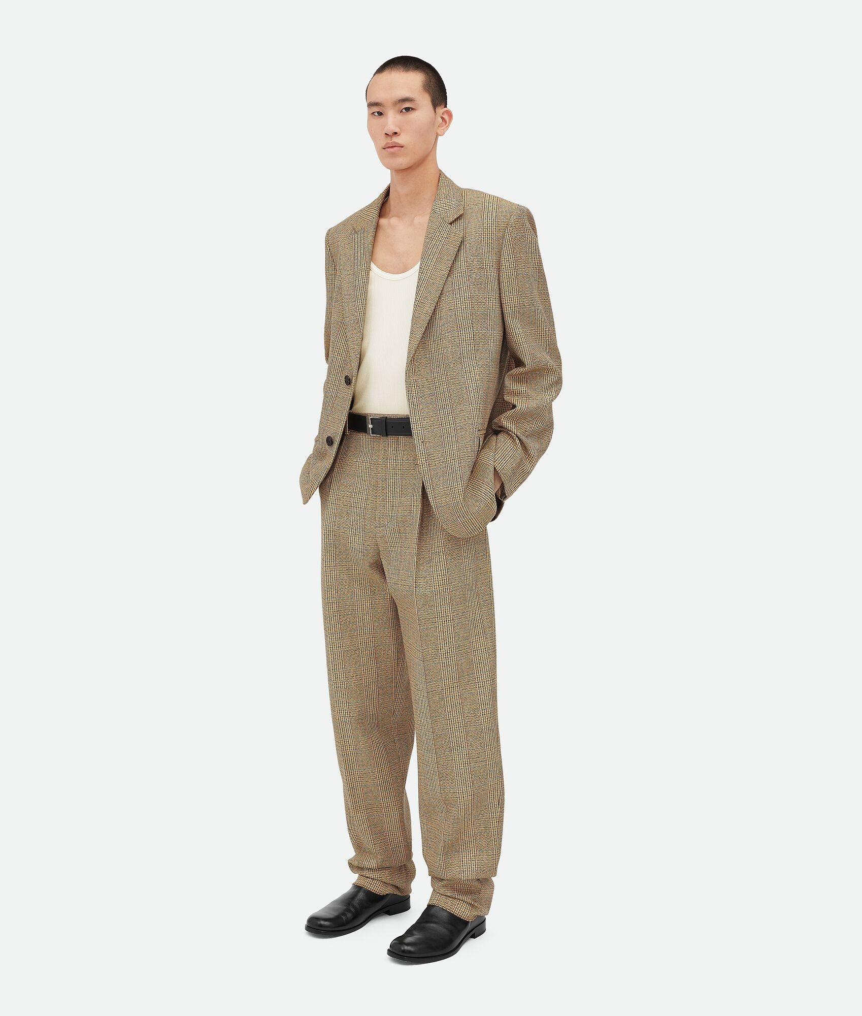 Prince Of Wales Wool Trousers - 4