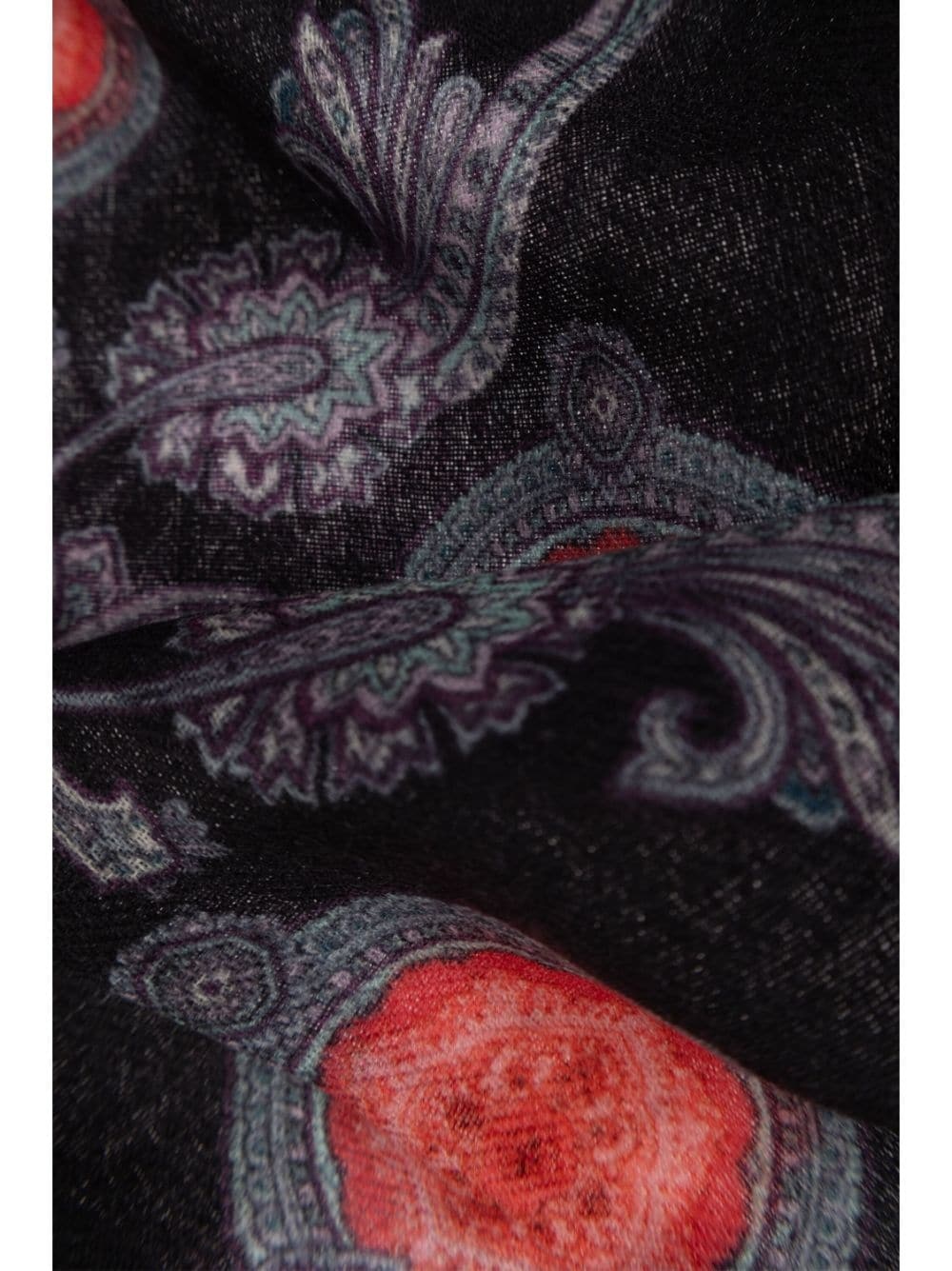 paisley-print scarf - 4