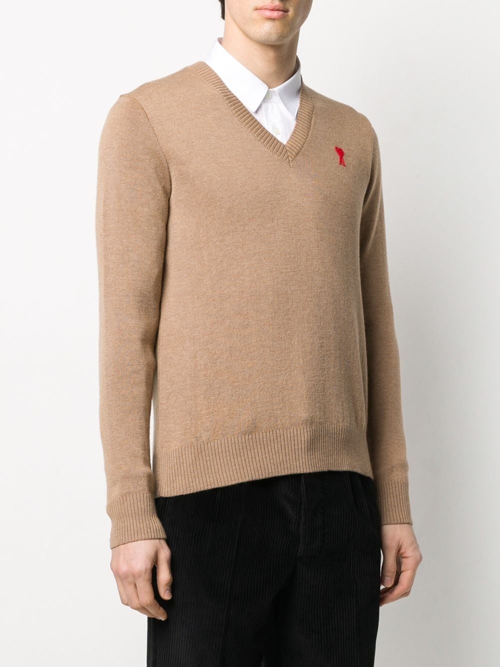 Ami de Coeur V-neck jumper - 3