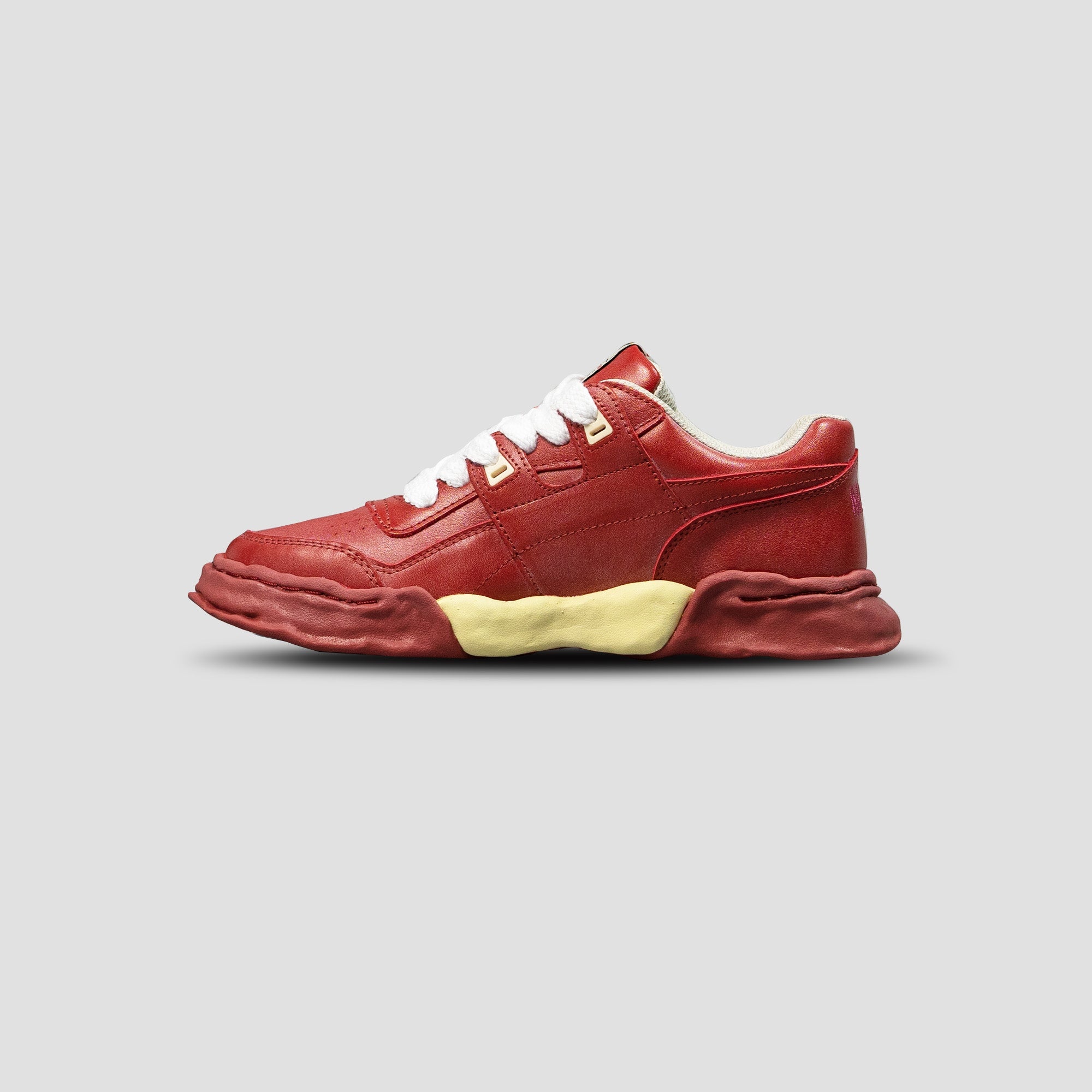 PARKER OG SOLE LOW-TOP PARAFFIN LEATHER SNEAKERS - 5