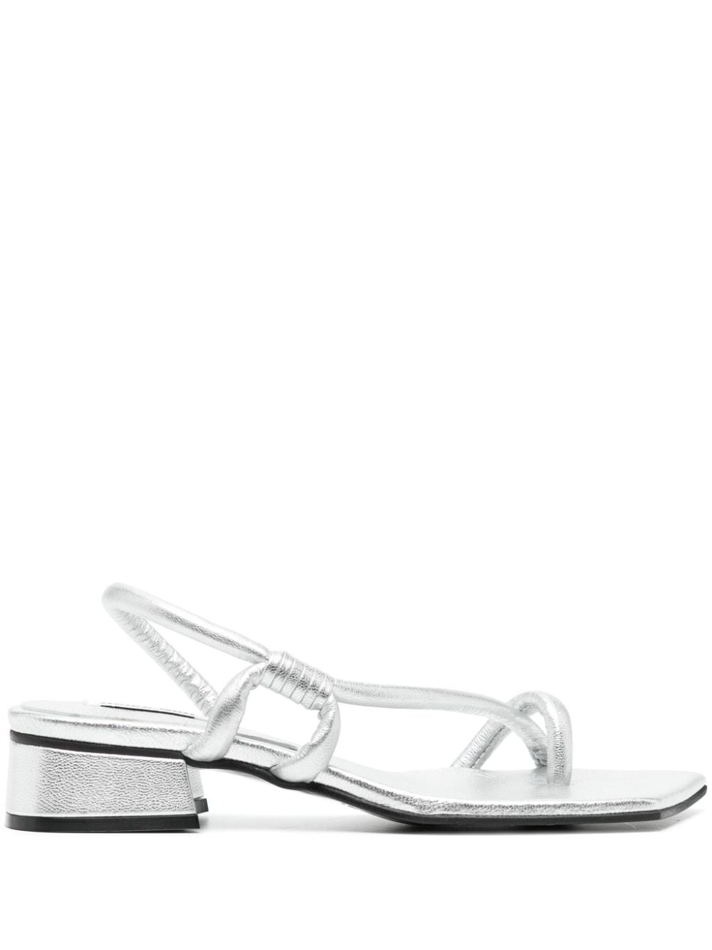 Noodle 40mm leather sandals - 1
