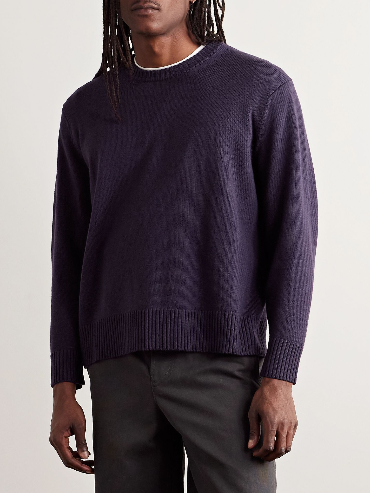 Juniper Merino Wool Sweater Purple - 3