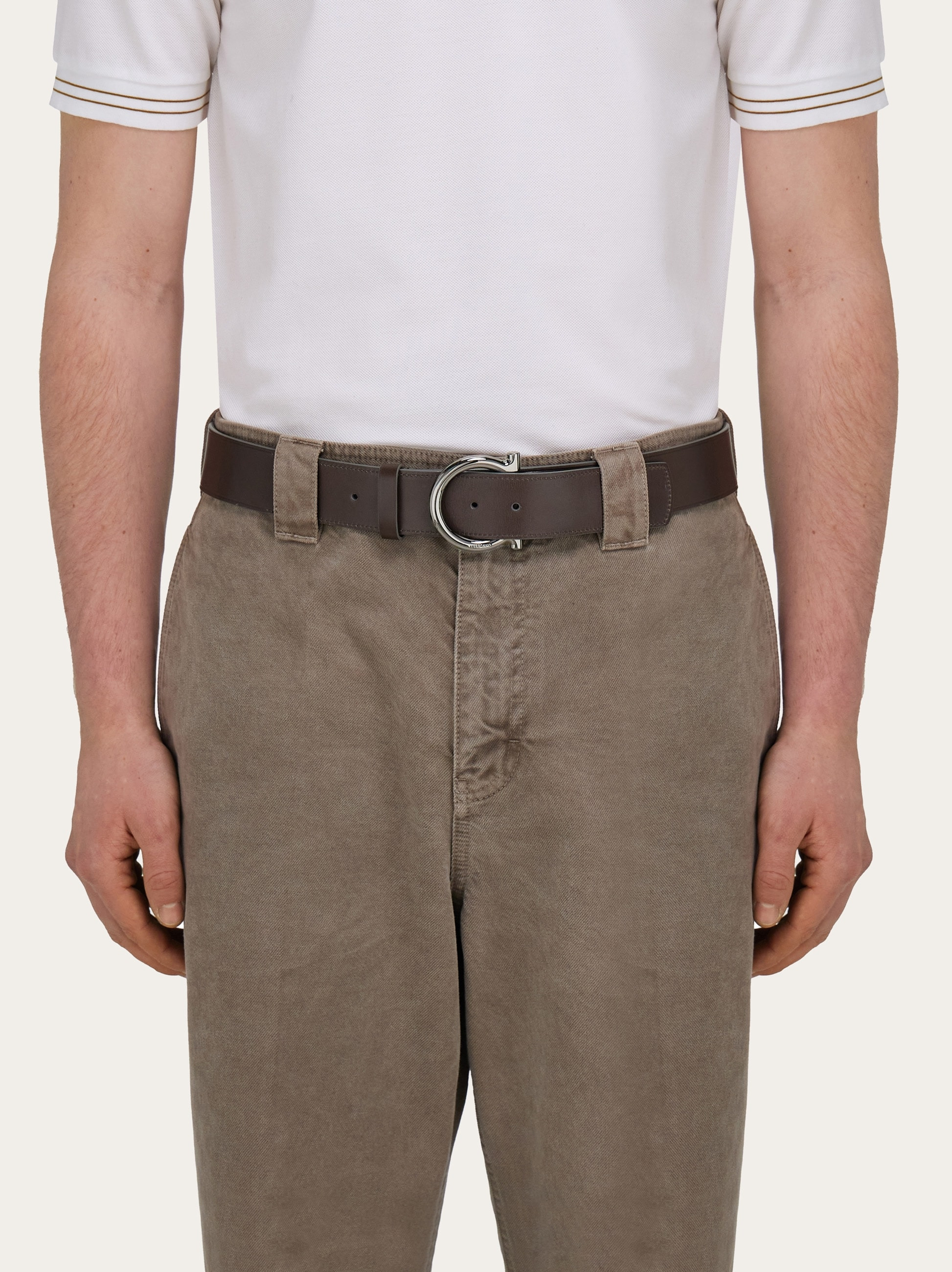 Sized Gancini belt - 4