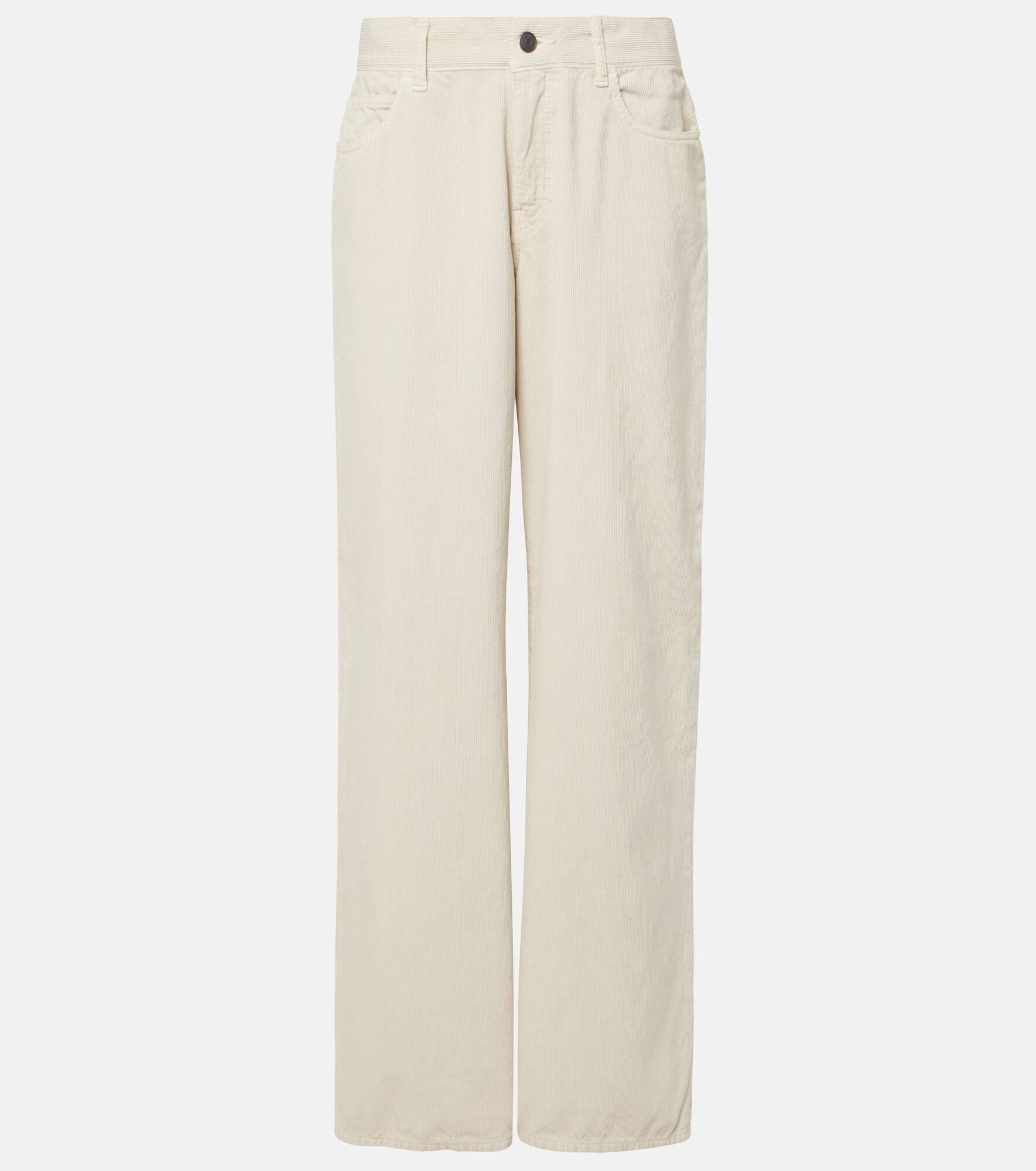 Eglitta cotton corduroy wide-leg pants - 1