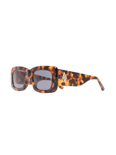 LINDA FARROW x The Attico Marfa tortoiseshell-effect sunglasses outlook