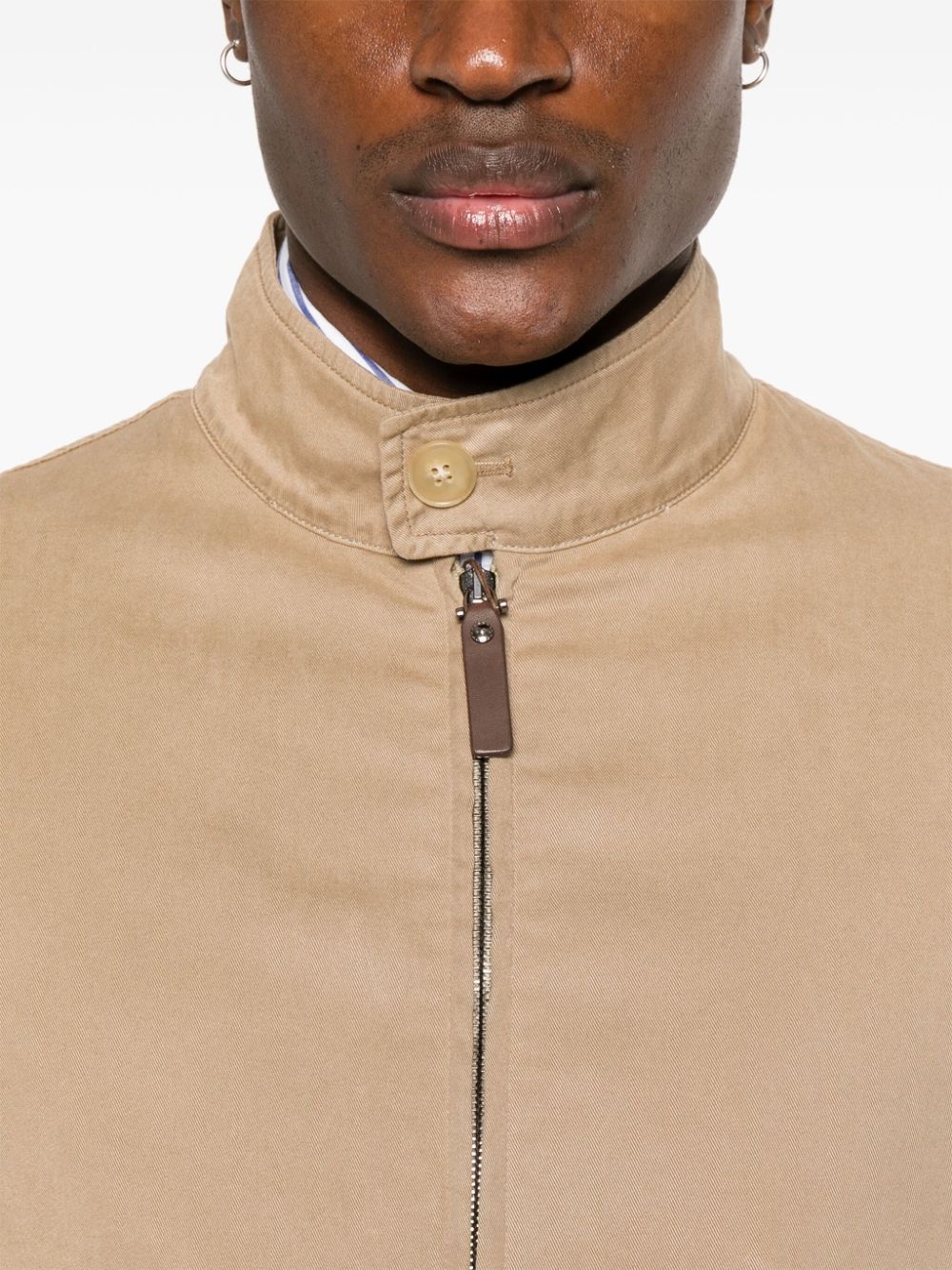 gabardine bomber jacket - 5