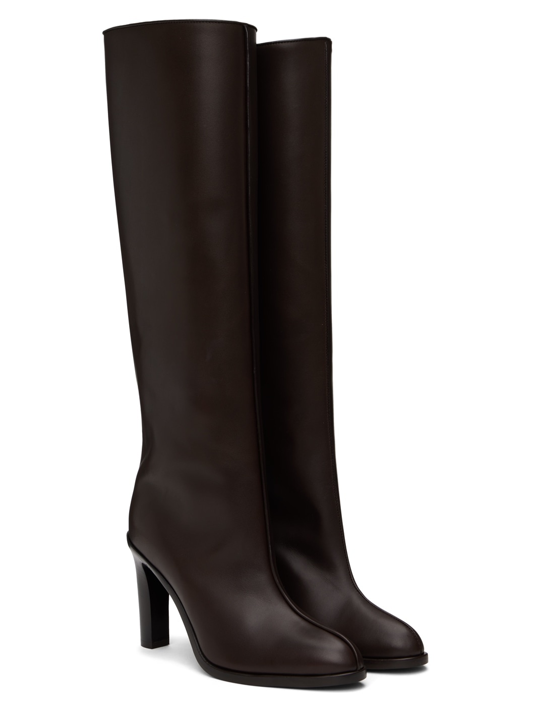 Brown Wide Shaft Boots - 4