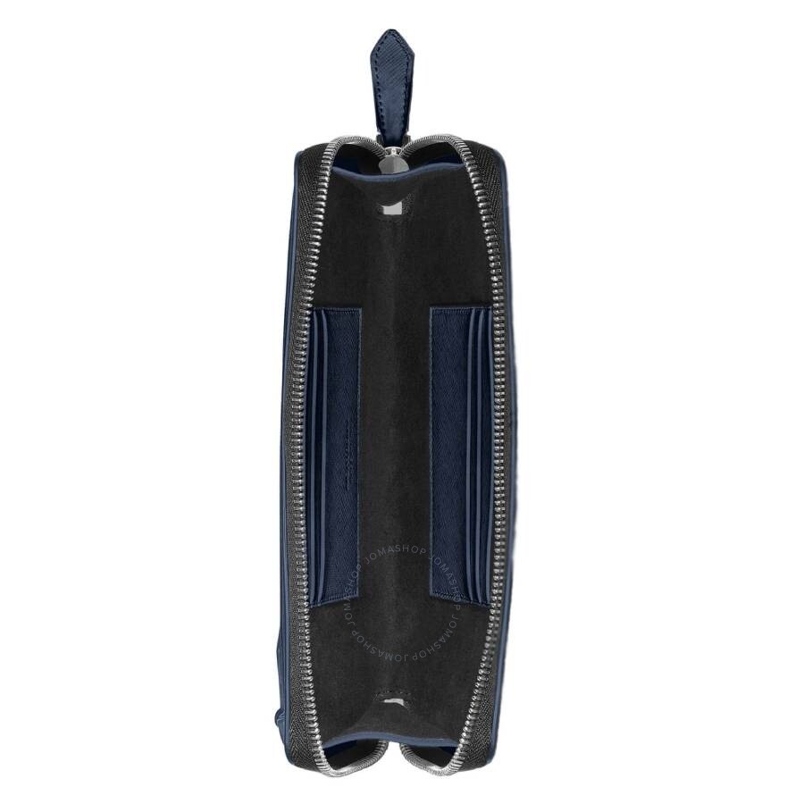 Montblanc Sartorial Leather Phone Pouch In Ink Blue - 3