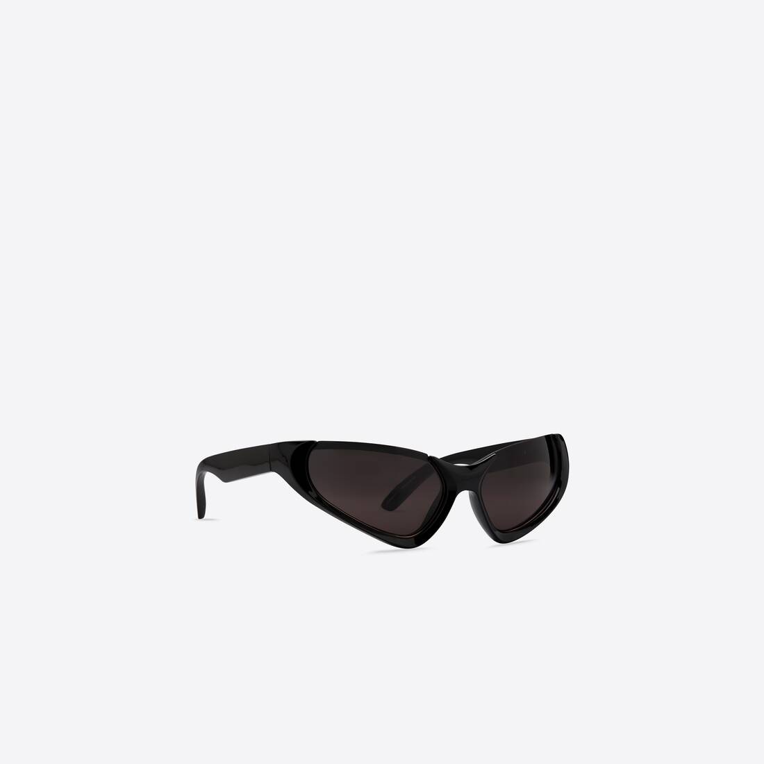 BALENCIAGA Xpander Rectangle Sunglasses in Black | REVERSIBLE