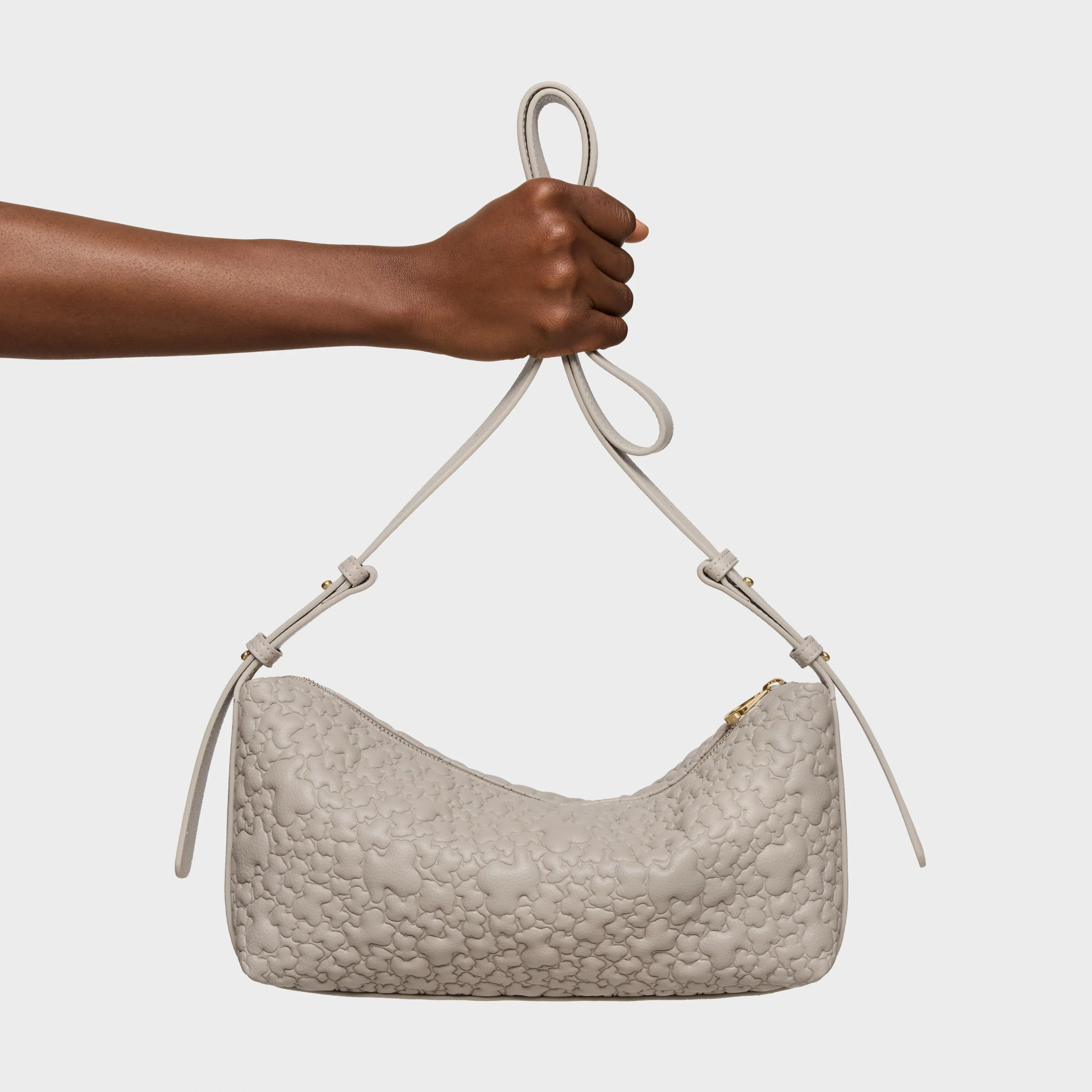 Taupe-colored Crossbody bag TOUS Puffy Bear - 1