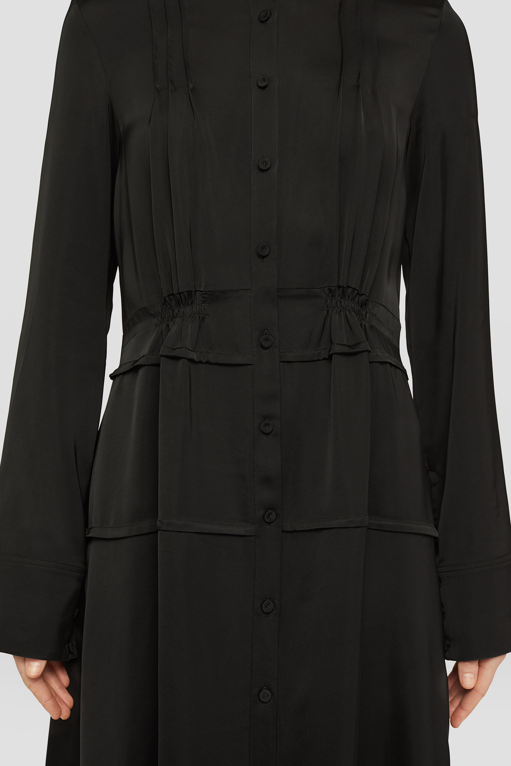 Fluid Viscose Shirt Dress - 5