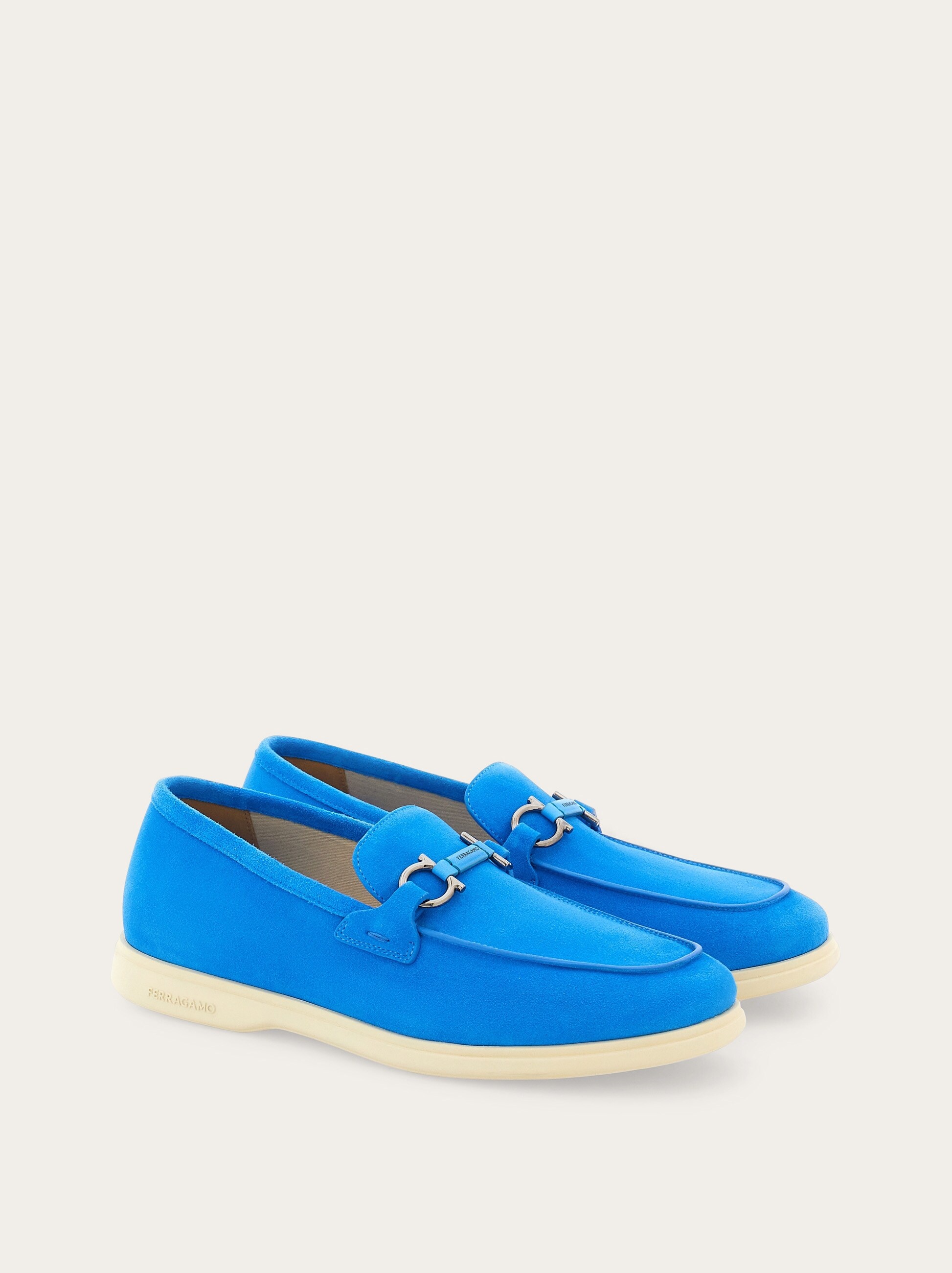 Casual loafer with Gancini ornament - 4