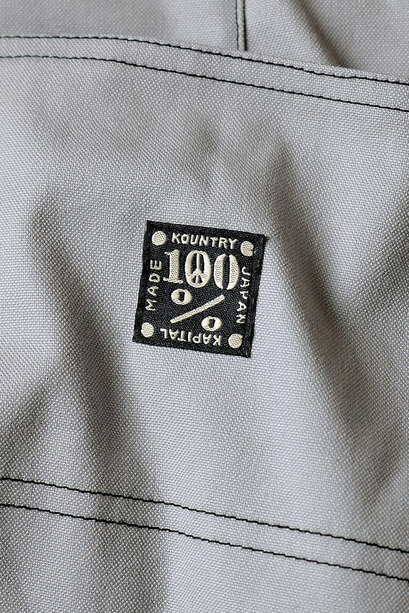 CANVAS W-KNEE ROOKIE PAINTER PANTS(2TONES) - GRAY X YELLOW 9