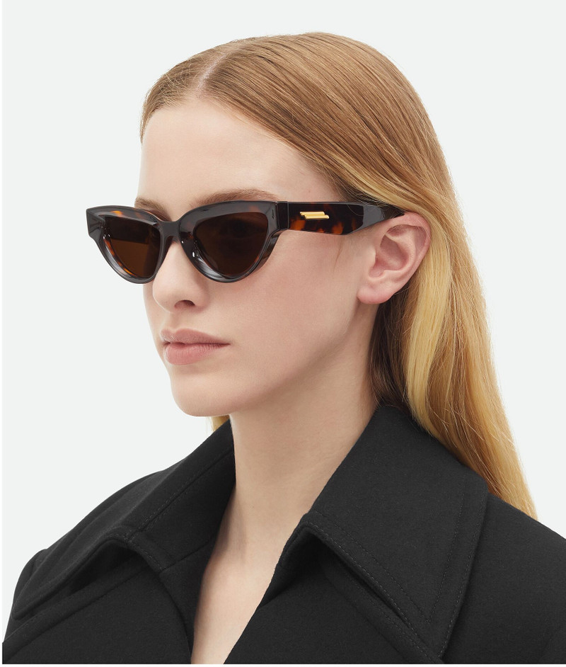 Bottega Veneta Sharp Cat Eye Sunglasses outlook