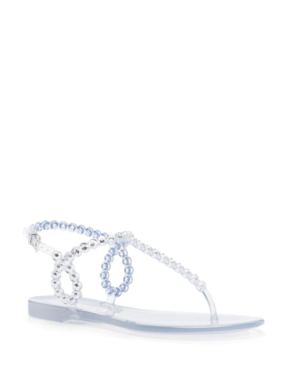 Almost Bare eyelet-embellished sandals - 2