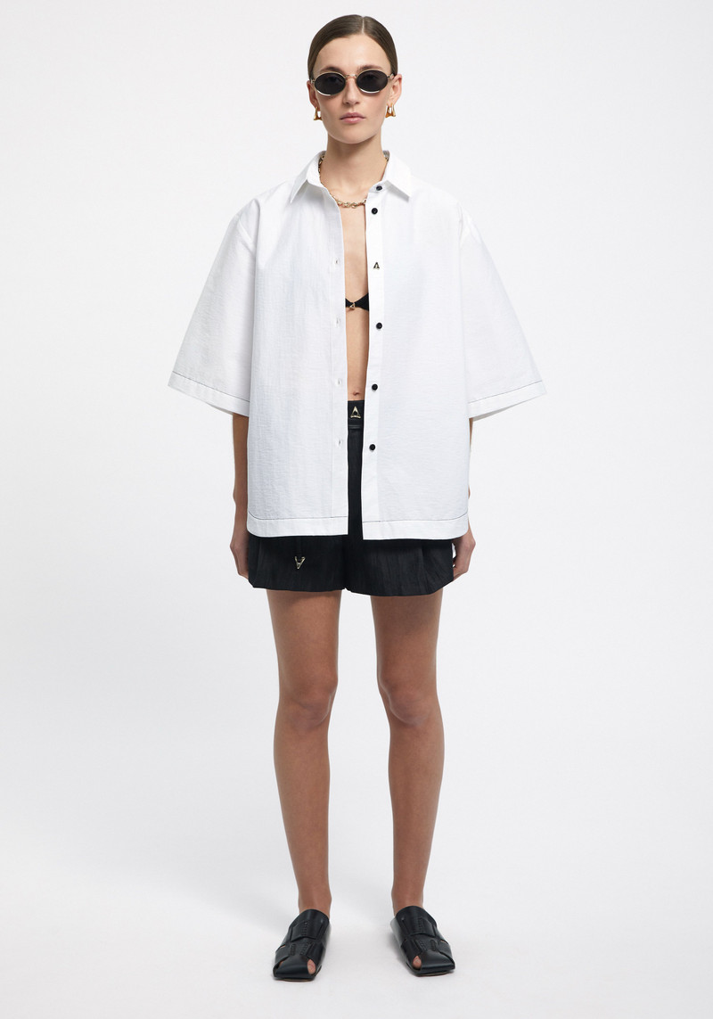 AVONLEA Short-sleeved oversized shirt 3