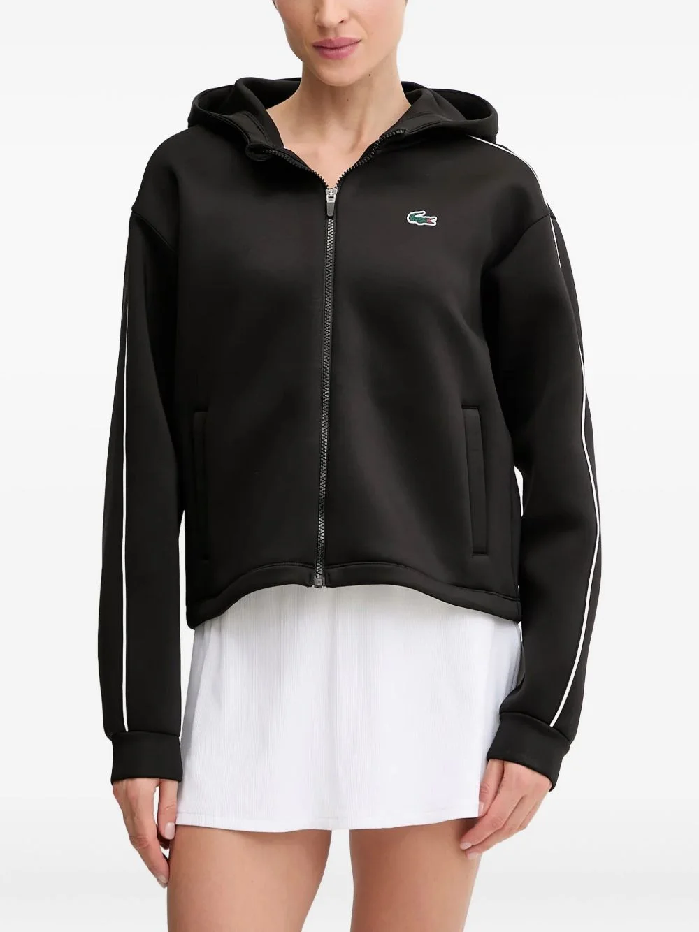 stripe zip jacket - 1