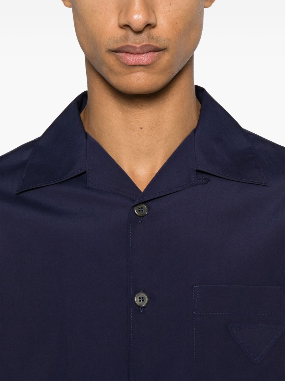 Prada Men Short Sleeved Cotton Shirt - 3
