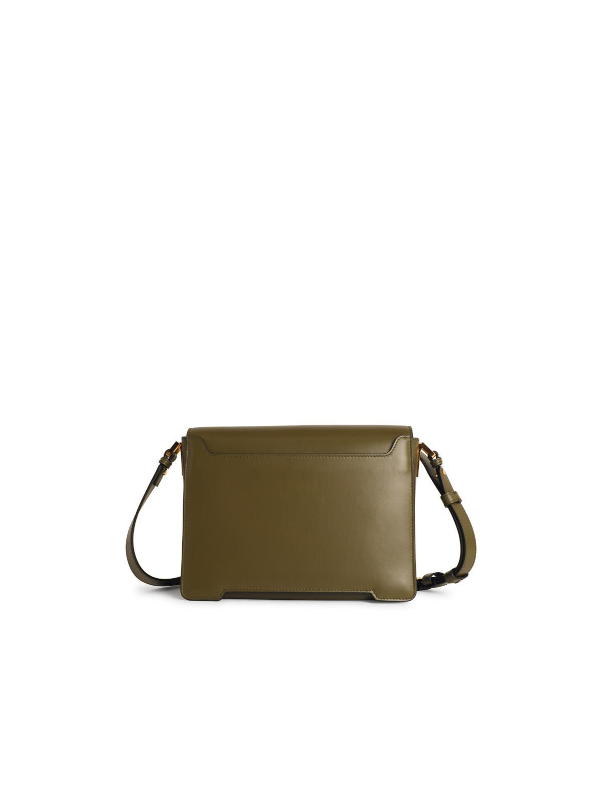 Marni Medium 'Trunkaroo' Shoulder Bag In Green Leather Women - 3
