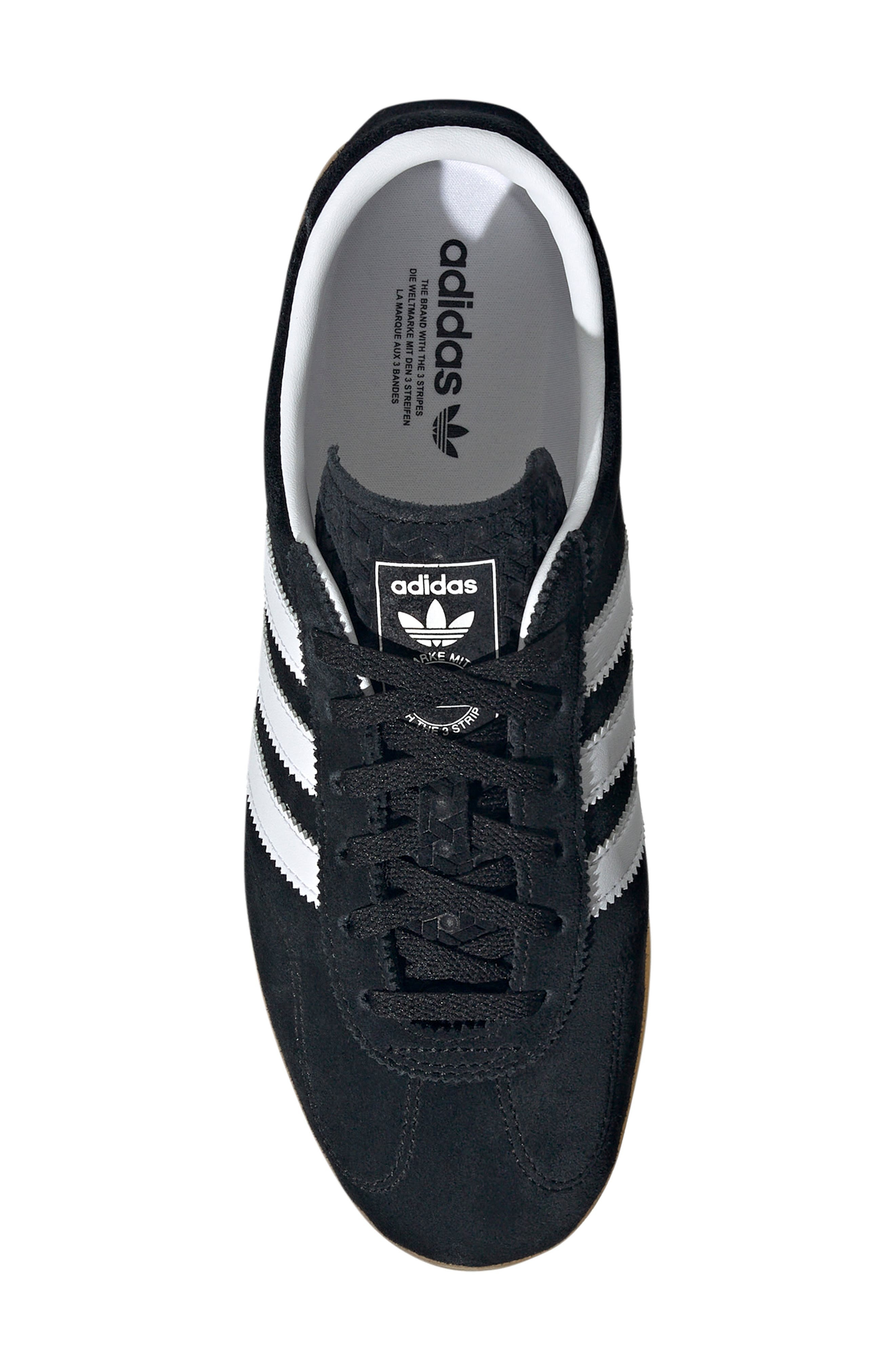 adidas Gazelle Lo Pro Sneaker in Black/White/Gum at Nordstrom - 4
