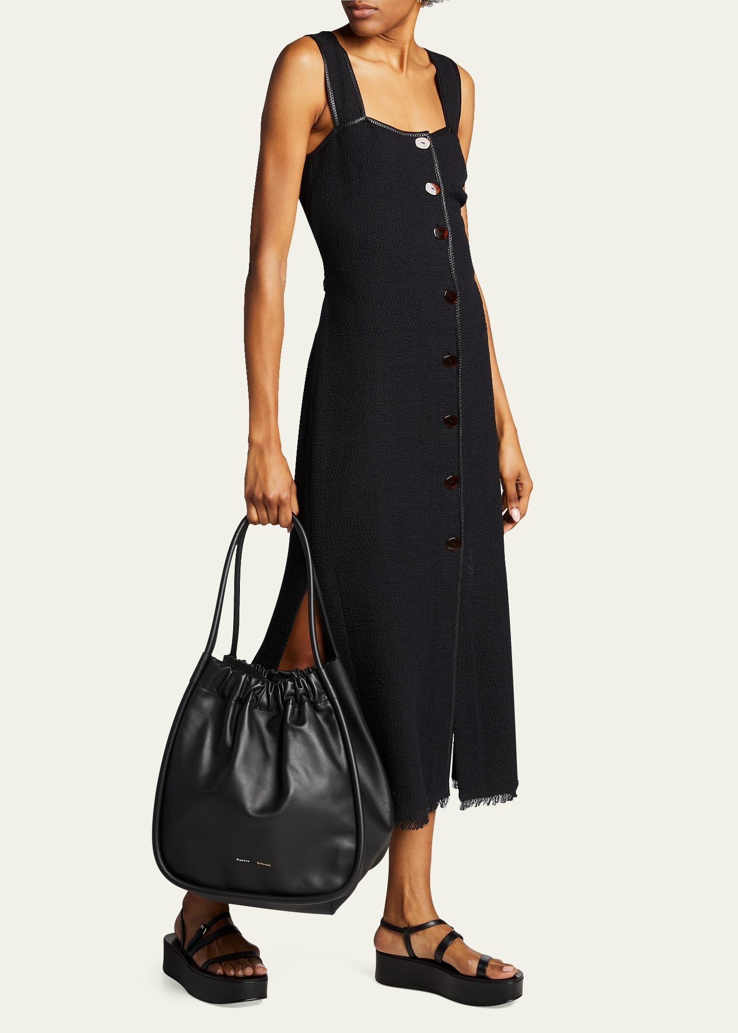 XL Ruched Tote Bag - 5