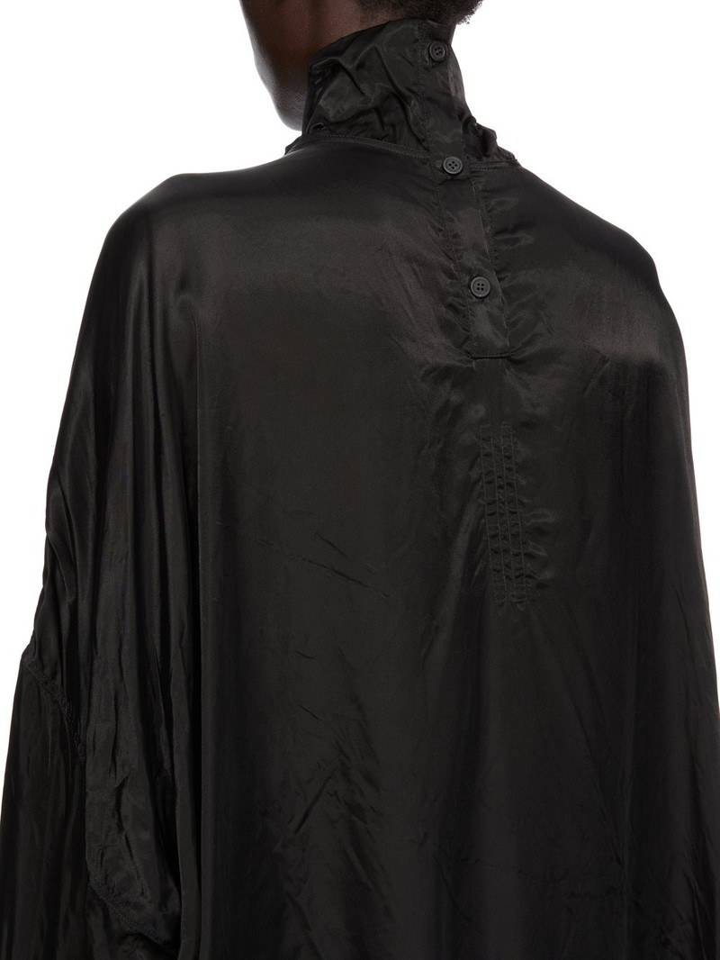 funnel-neck long-sleeve blouse 5
