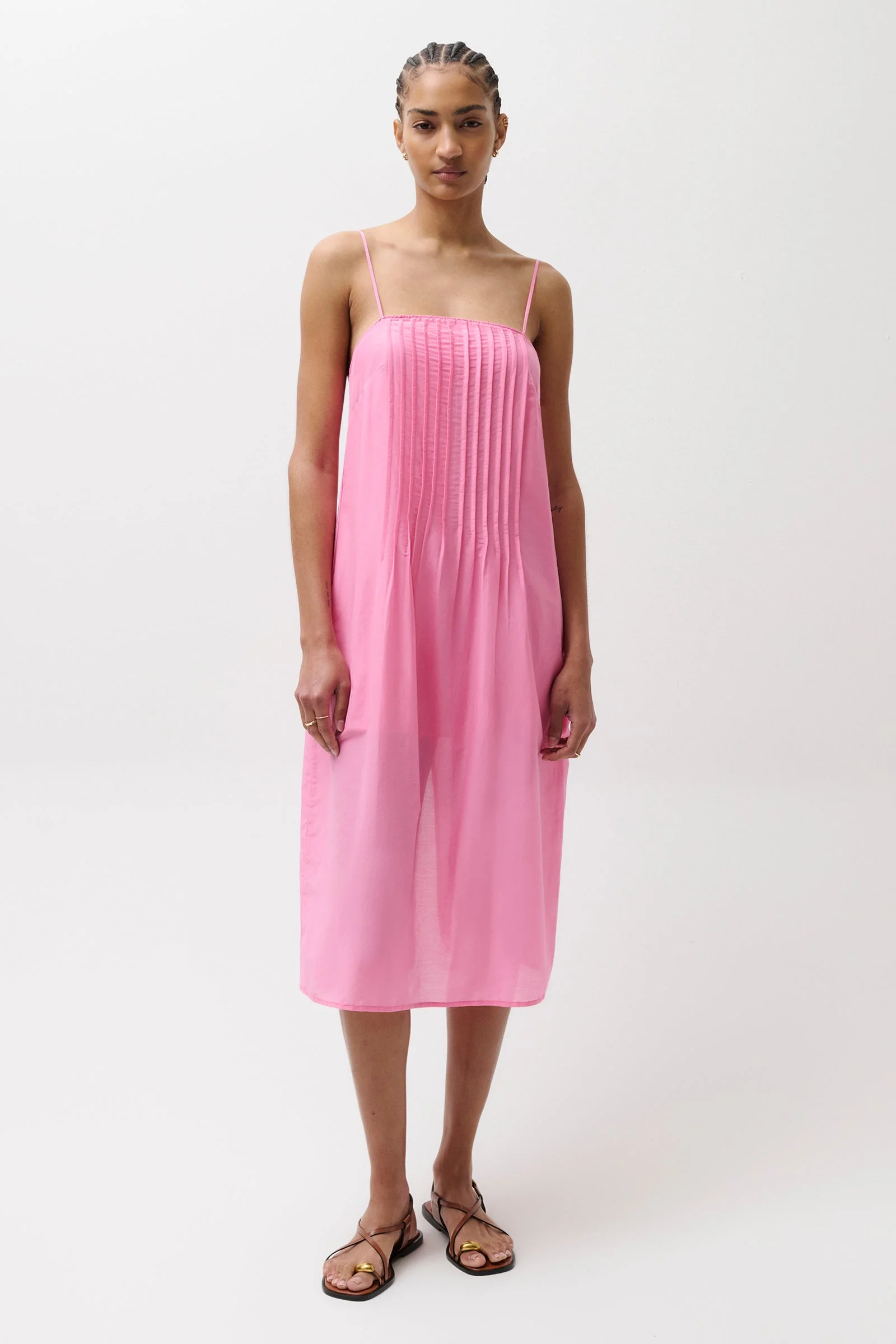 VICTORIA MIDI DRESS - AZALEA - 1
