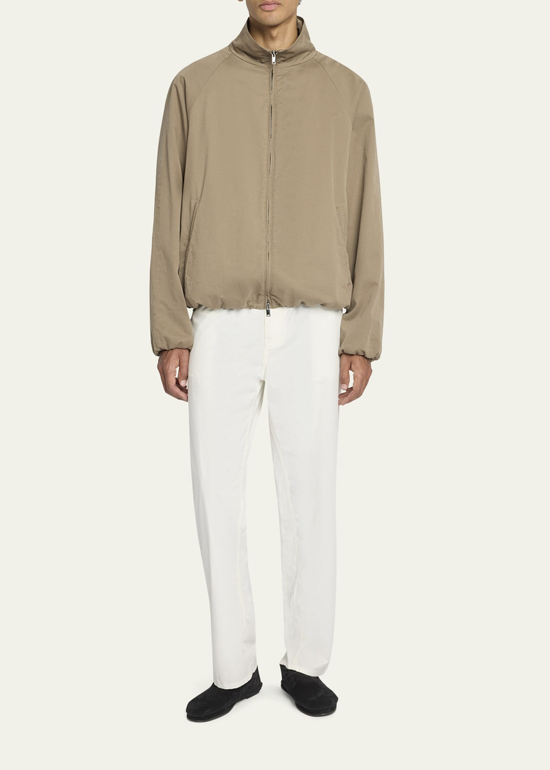 The Row Men's Cotton-Cashmere Harrington Jacket outlook