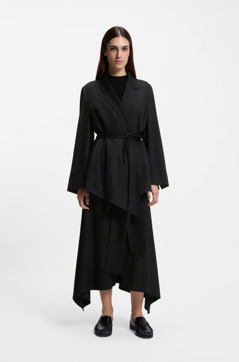BOSS RELAXED-FIT TROUSERS IN WOOL-BLEND GABARDINE outlook