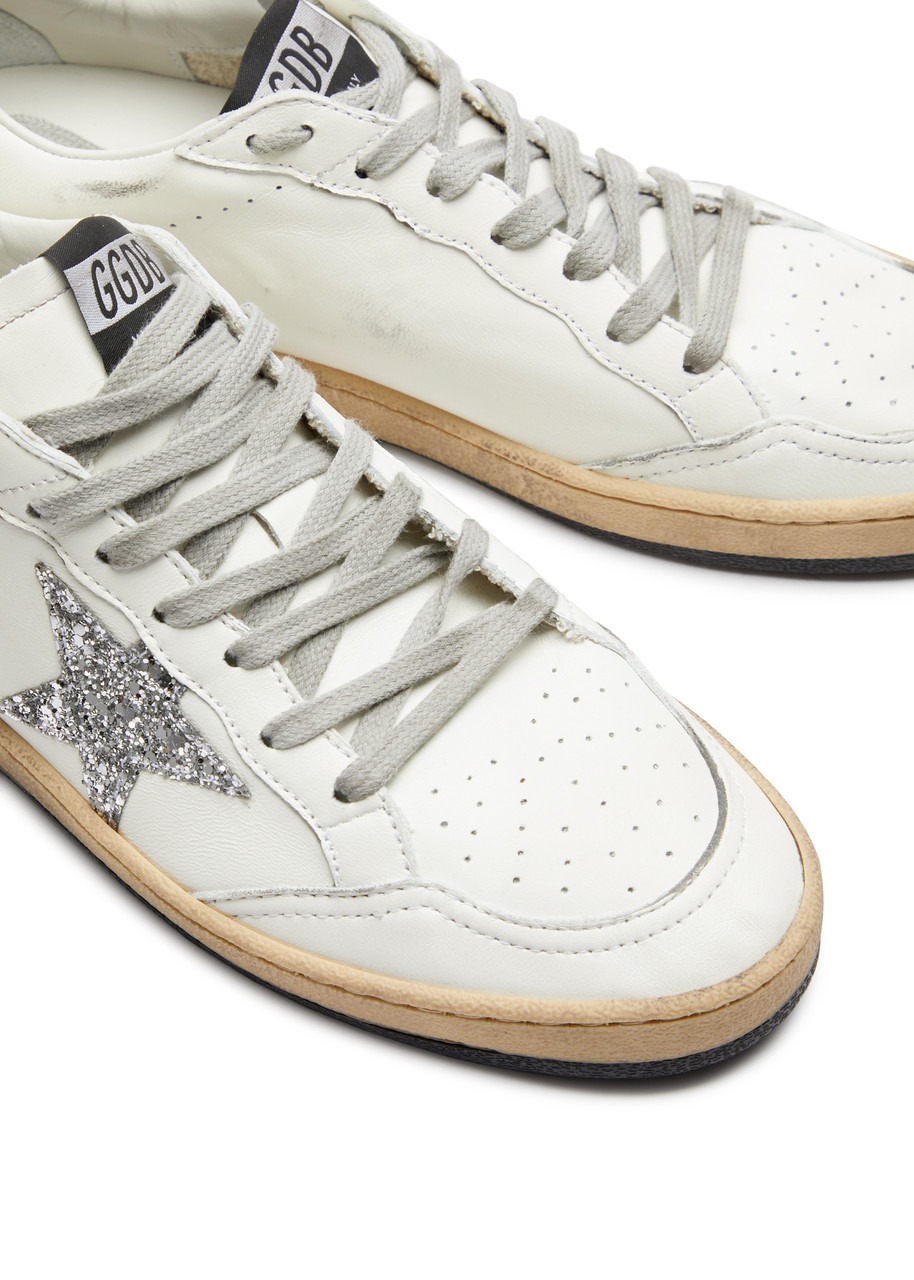 Ball Star distressed leather sneakers - 3