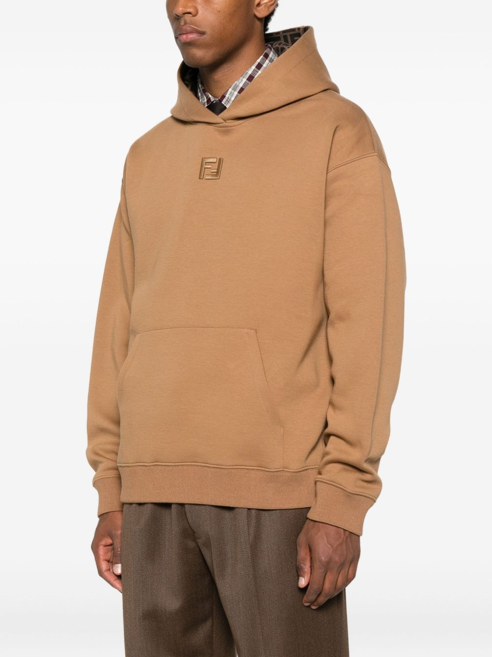 FF-embroidered hoodie - 3