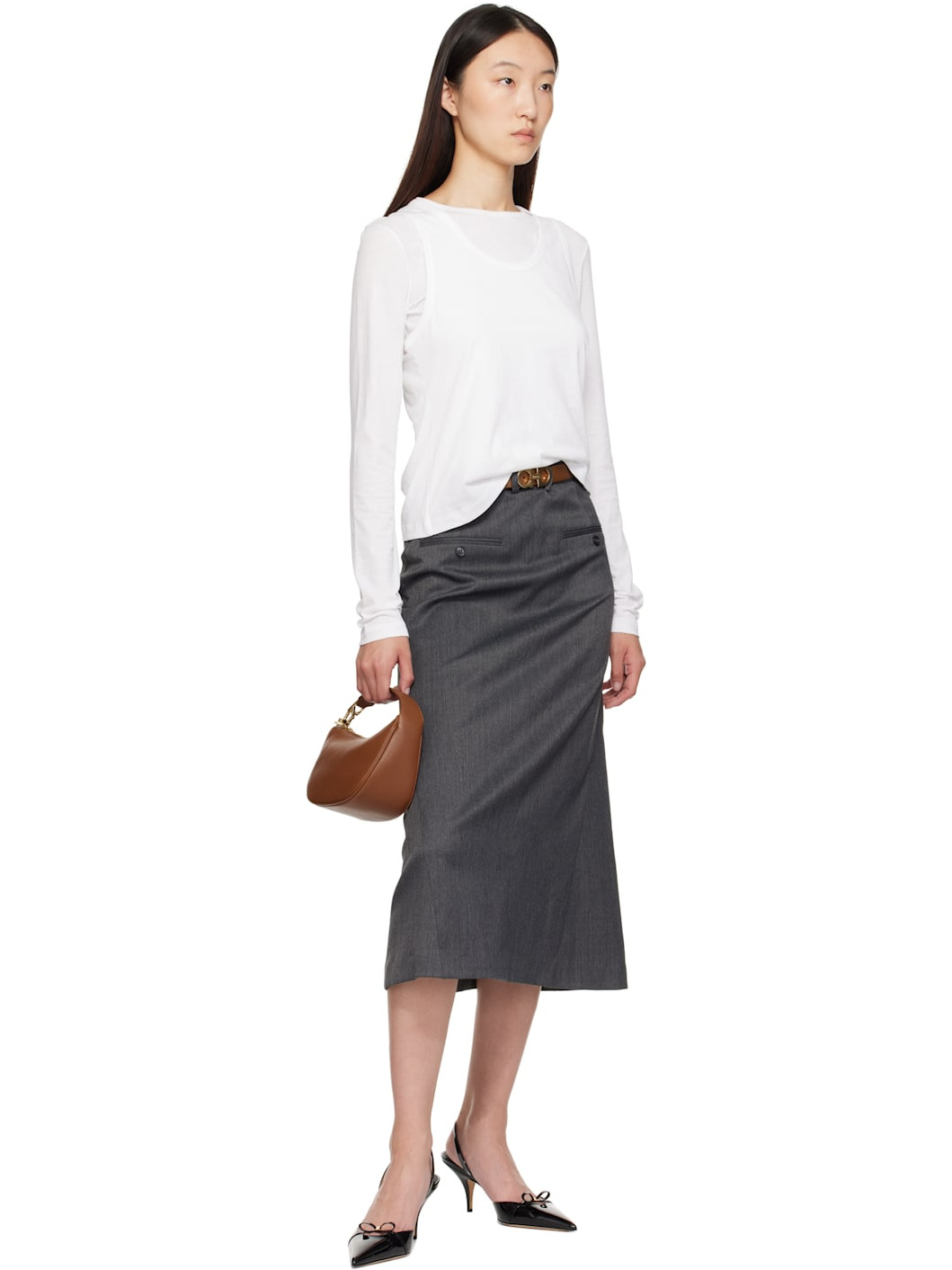 Tan North-South XS Bag - 4