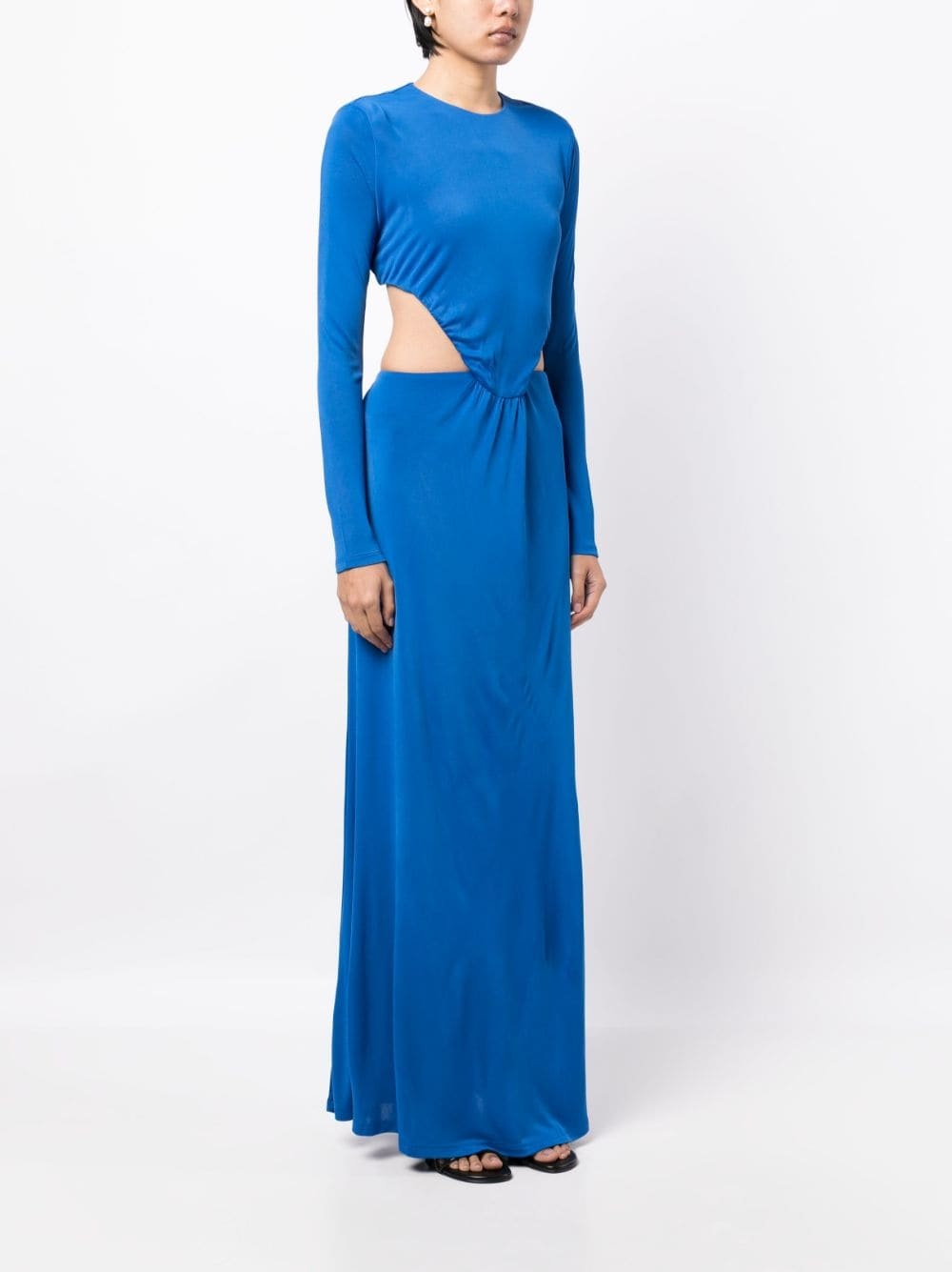 knotted cut-out maxi dress - 3