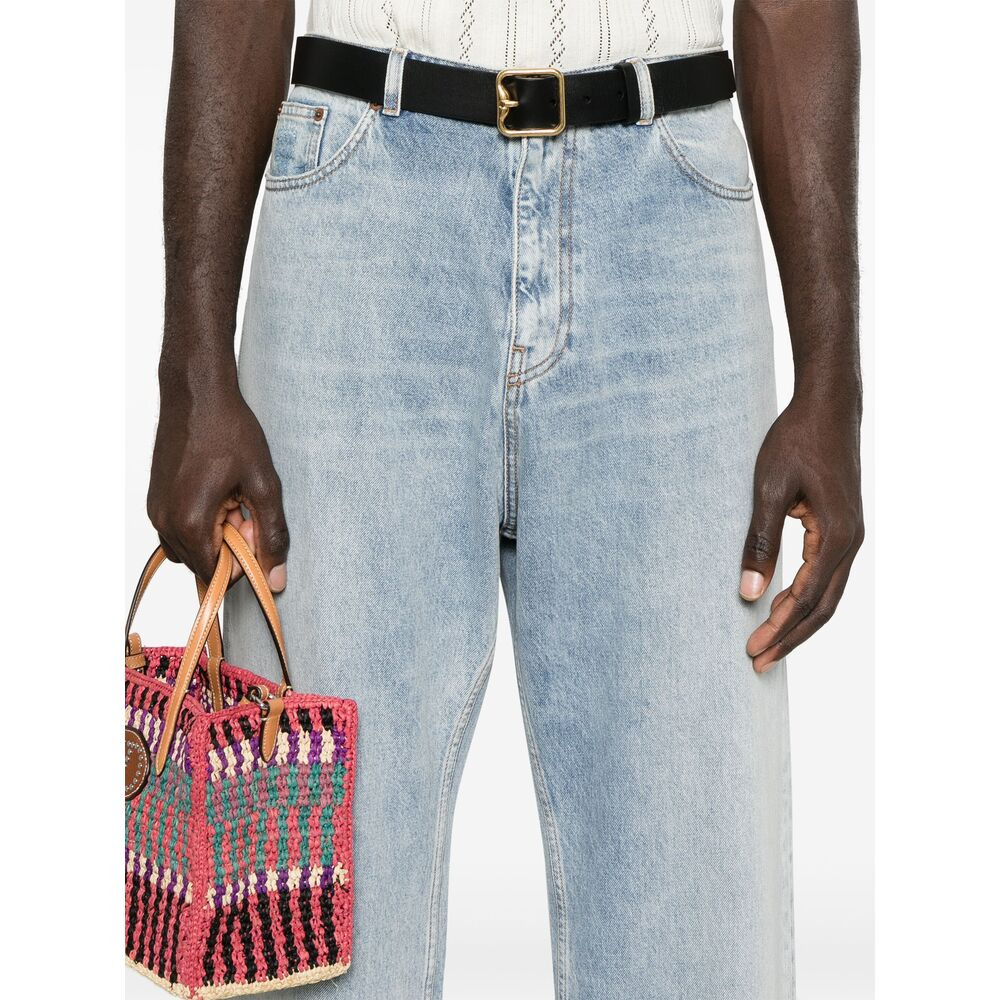 Valentino Blue Denim - Wide-Leg Jeans Men - 2