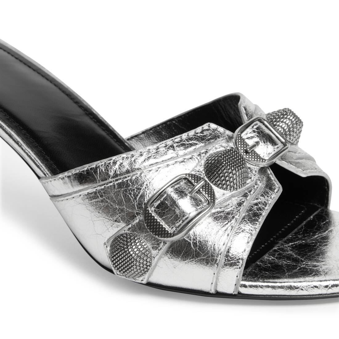 cagole 70mm sandal metallized - 8