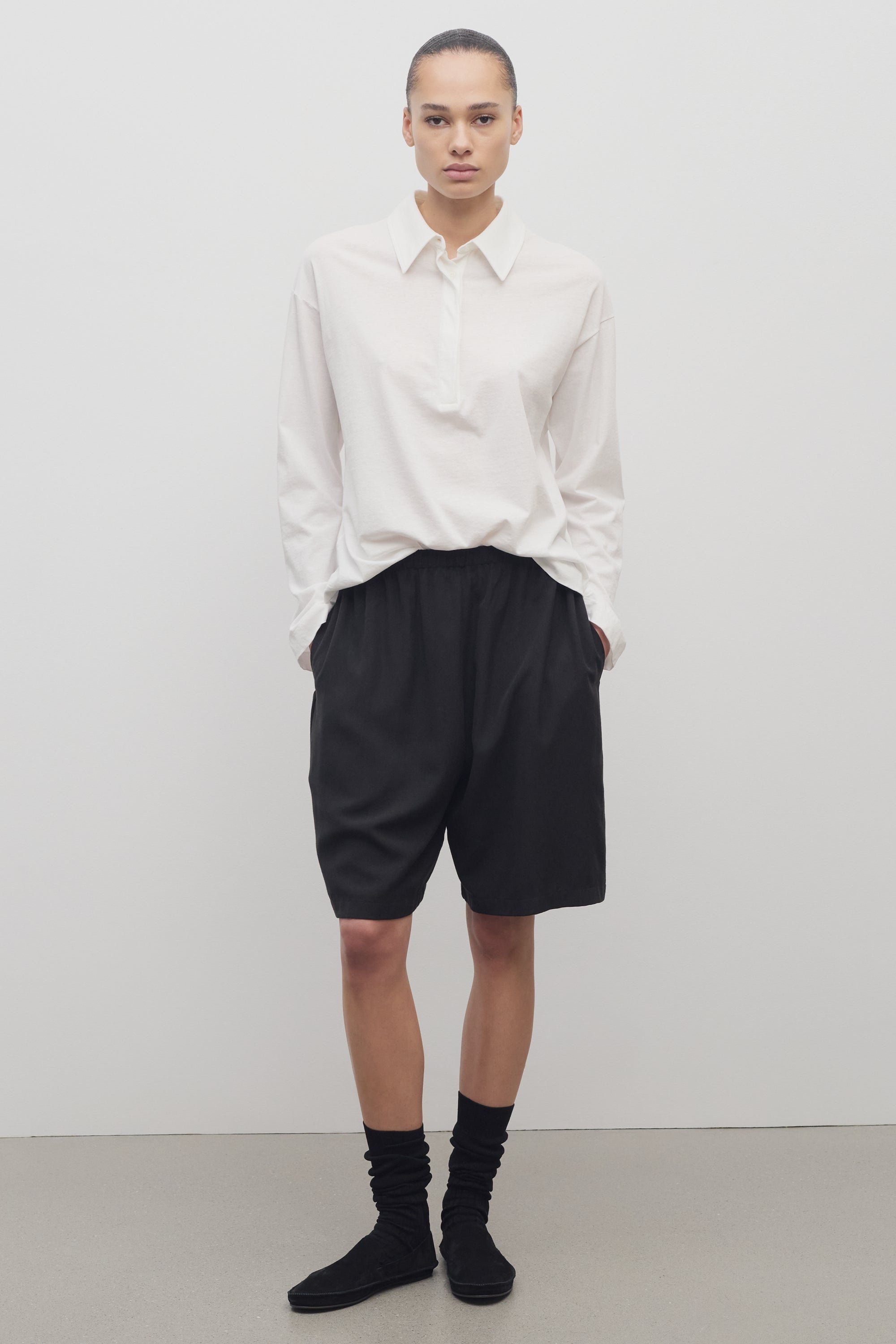 Zinnia Short in Cotton and Silk - 3