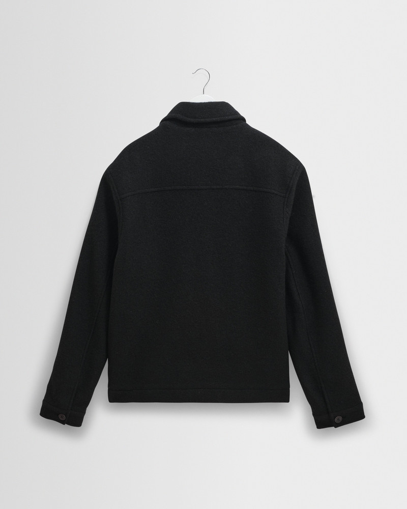 Eldon - Midnight Navy Boiled Wool Jacket 8