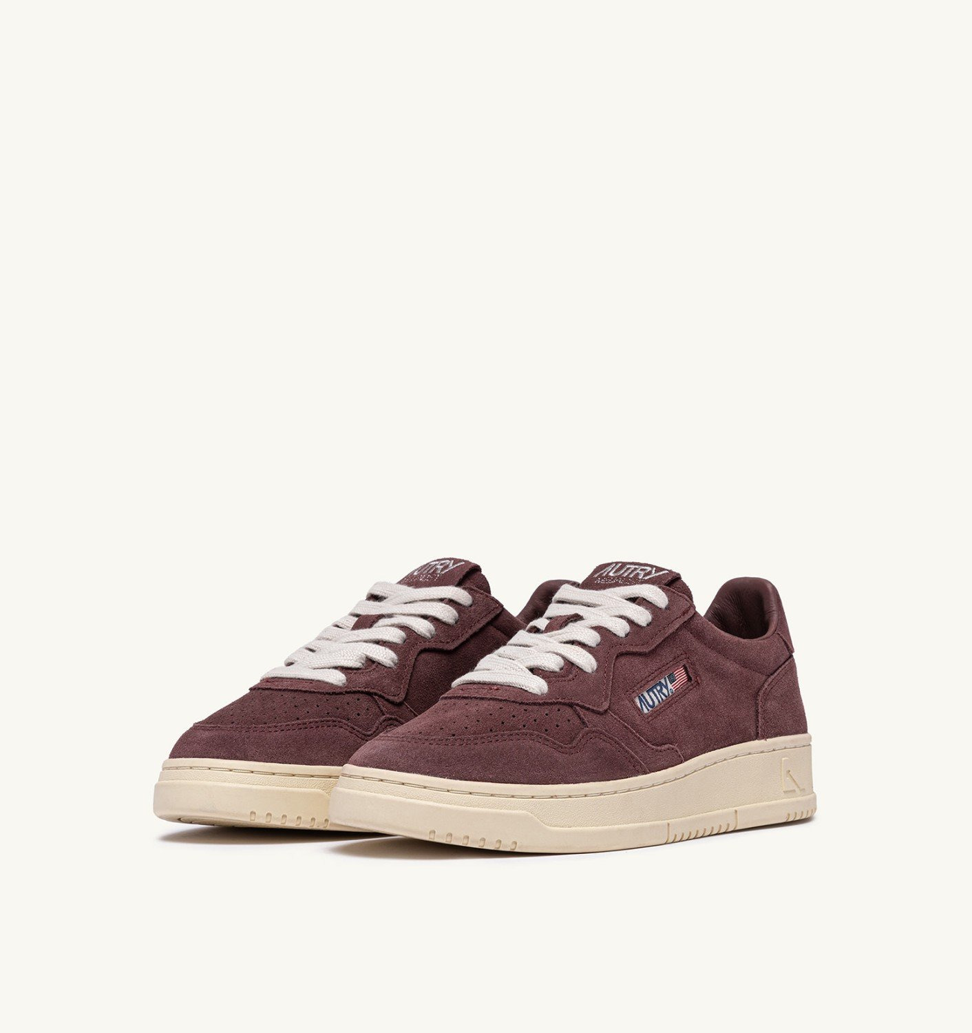 MEDALIST LOW SNEAKERS IN SUEDE COLOR CHIANTI - 3