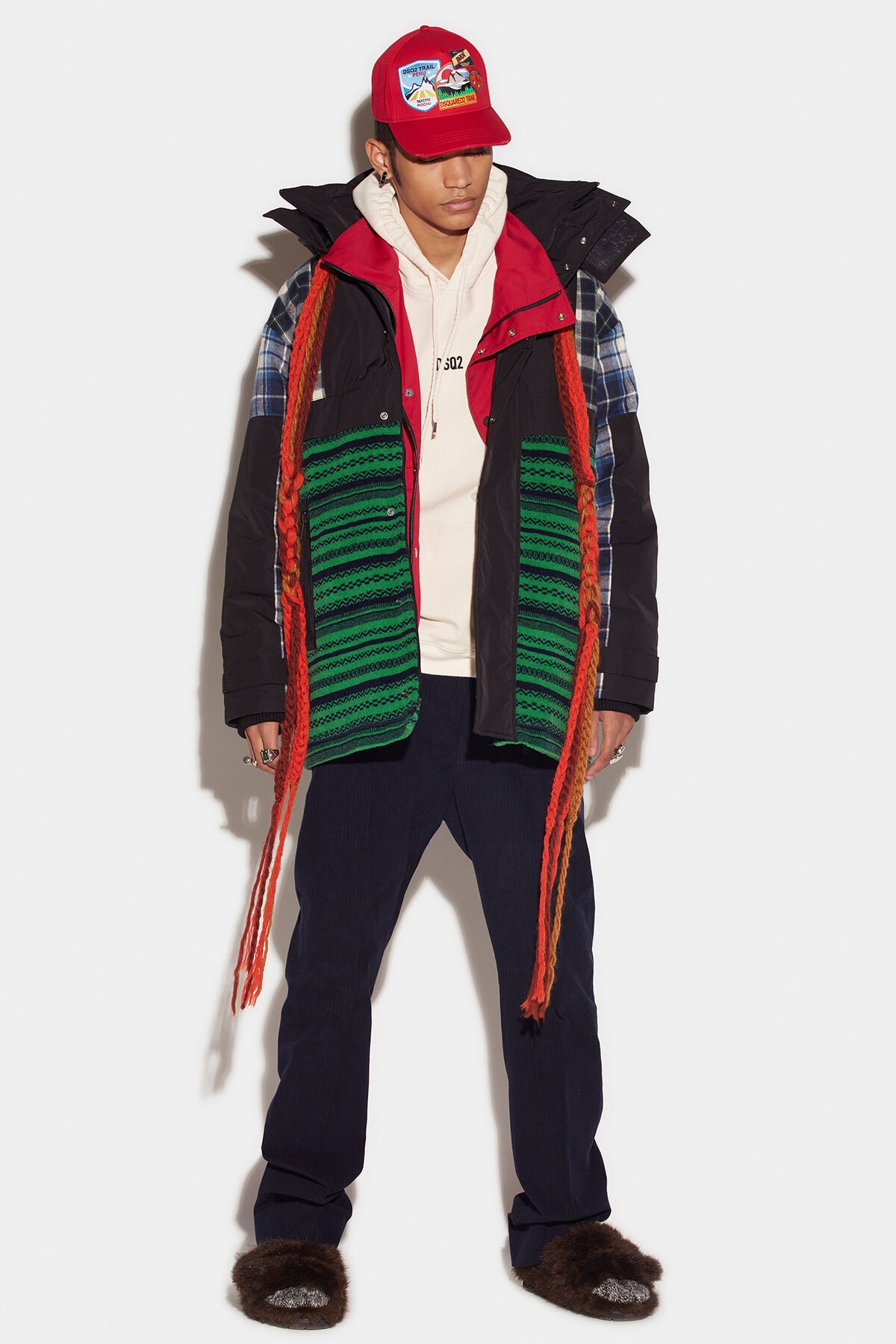 PATCHWORK PARKA - 6