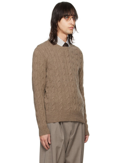 Ralph Lauren Taupe 'The Iconic' Sweater outlook