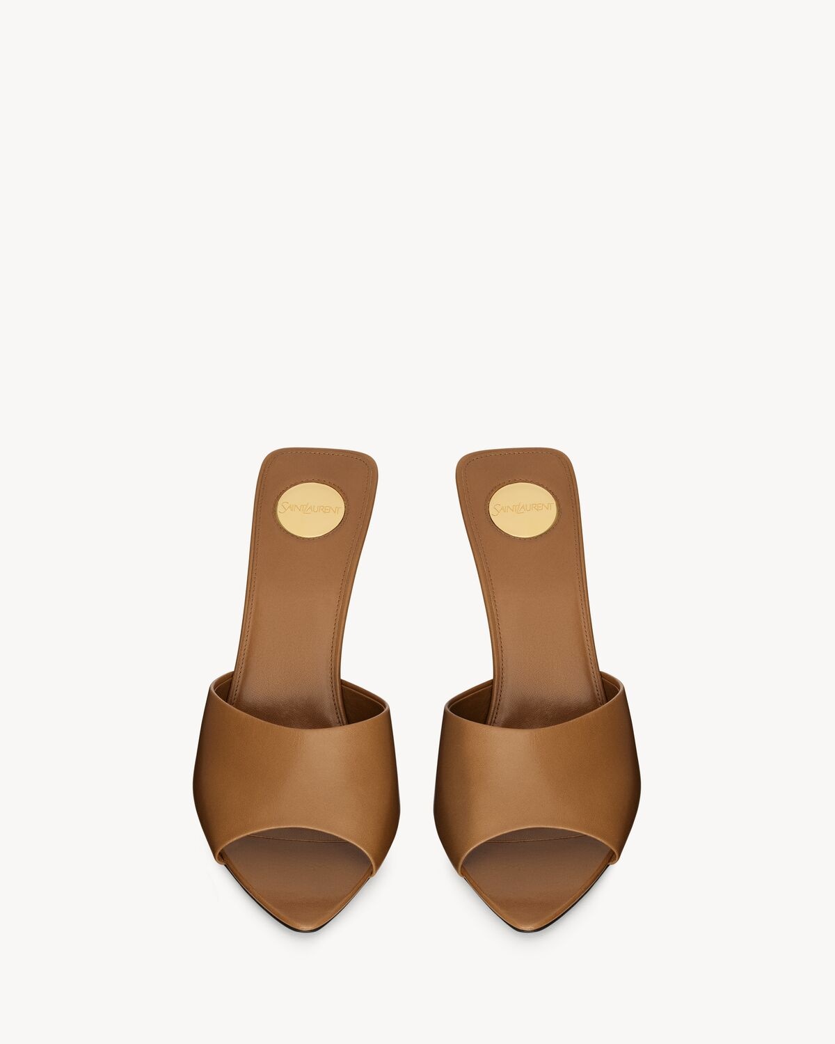 ROMY MULES IN SMOOTH LEATHER - 2