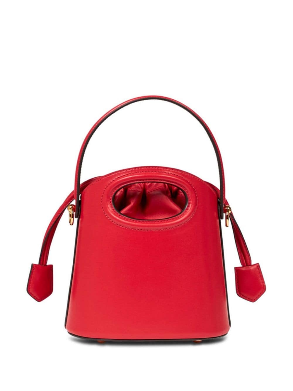 small Saturno leather bucket bag - 3