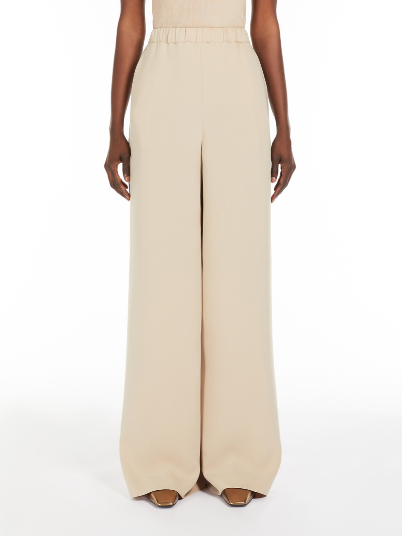 ERNESTA Wide-leg cady trousers 3