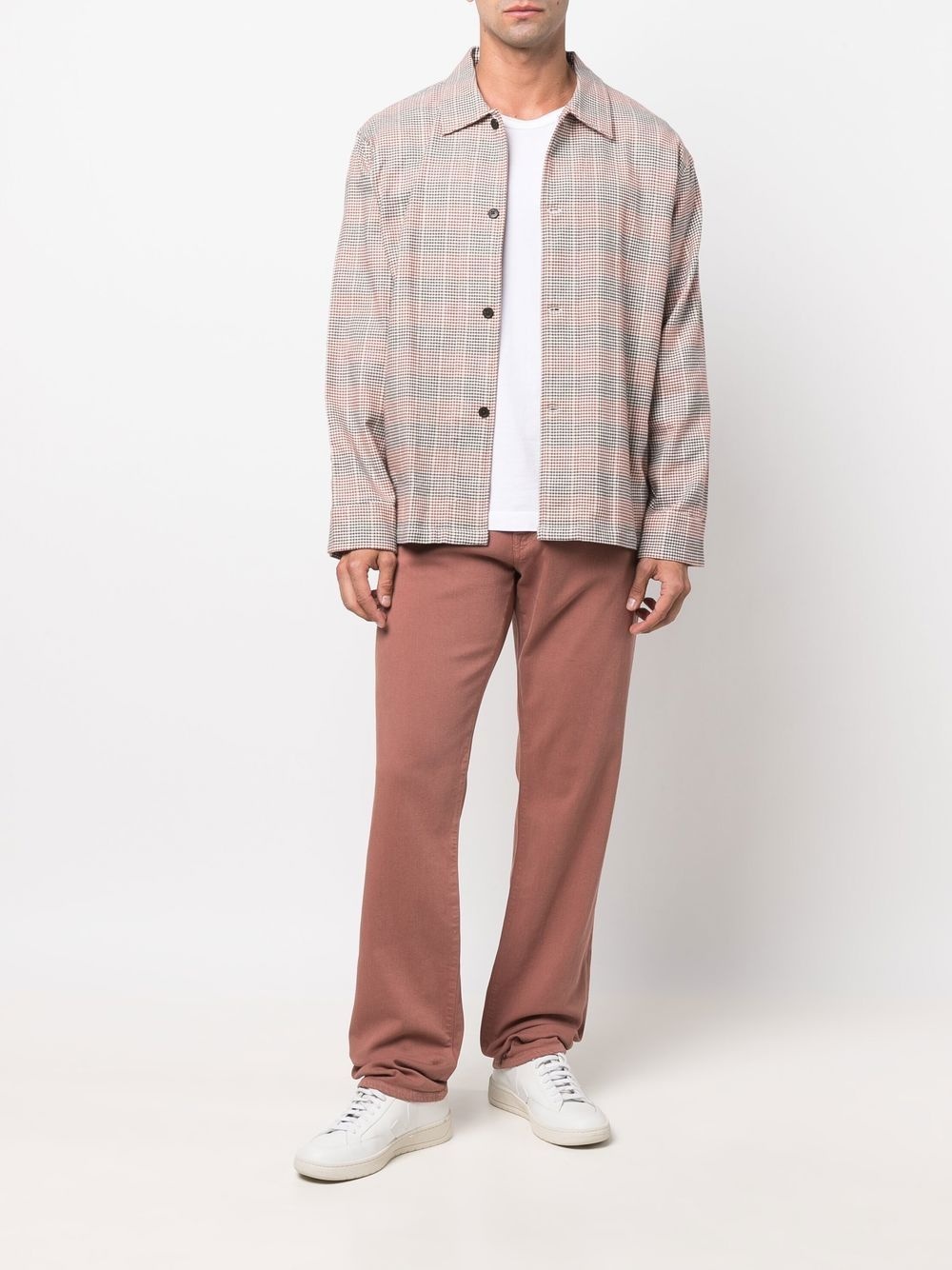 straight-leg five-pocket trousers - 2