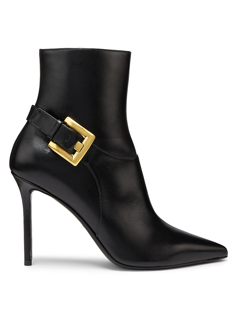 Women's Anthem 95MM Leather Ankle Boots - Black 1
