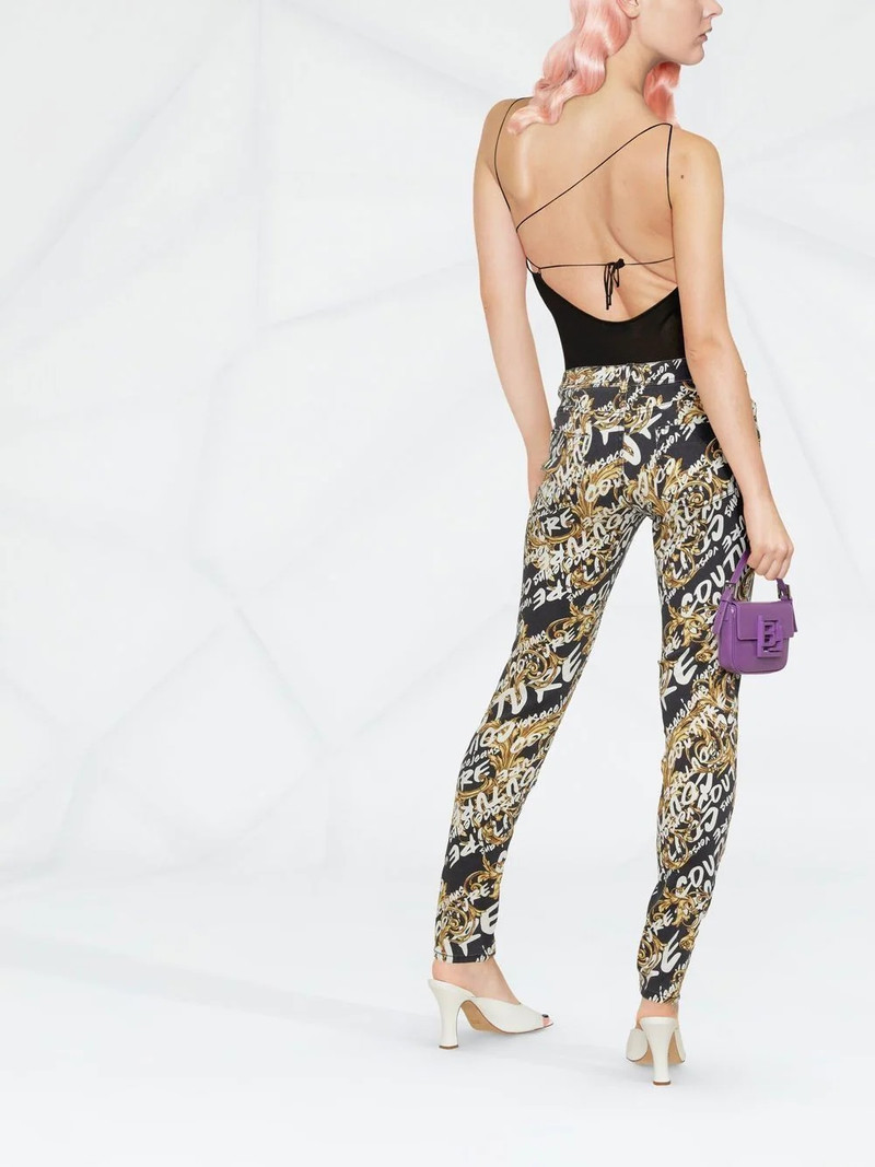 logo-print denim jeans 3
