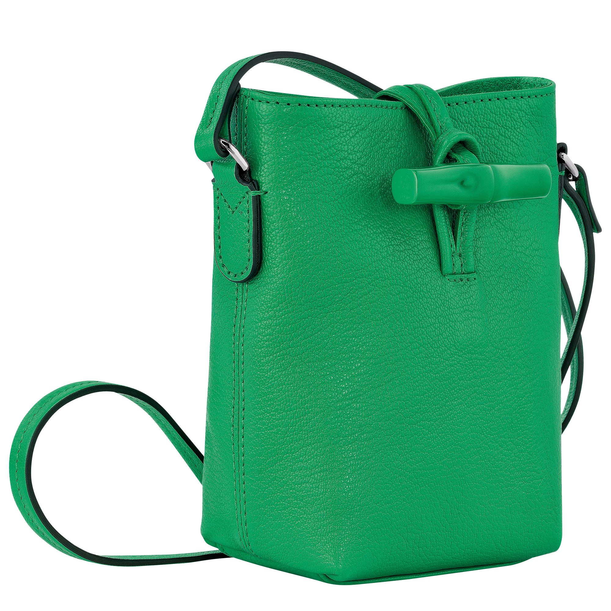 Le Roseau XS Crossbody bag Green - Leather 3