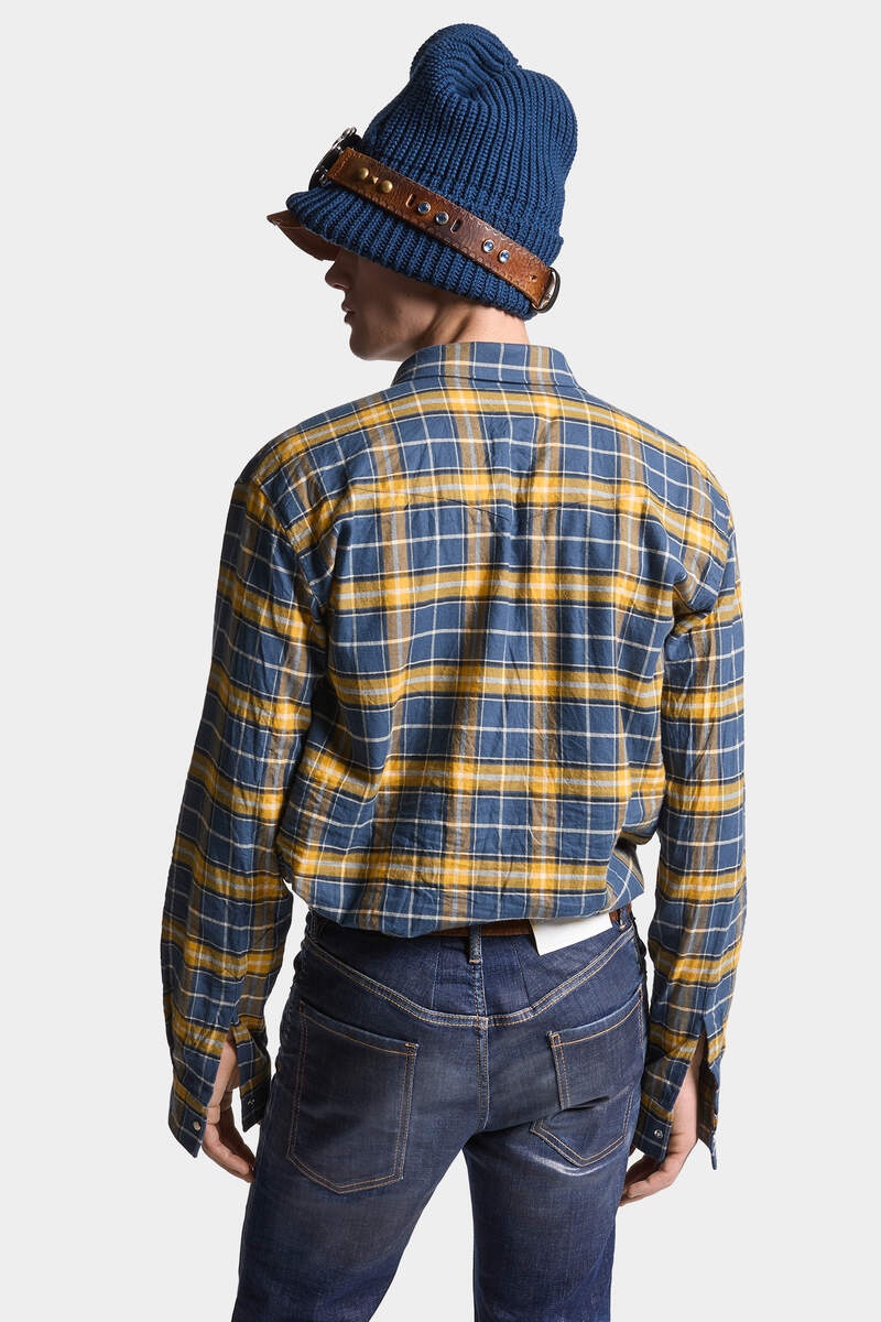 CANADIAN CHECK FLANEL REGULAR SHIRT - 4