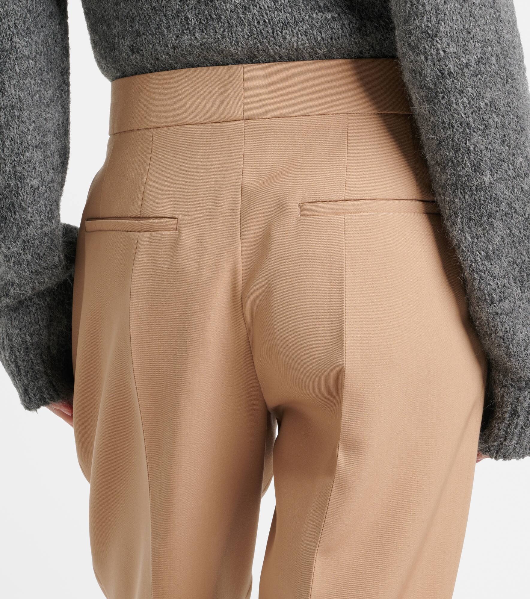 Wool slim pants - 6