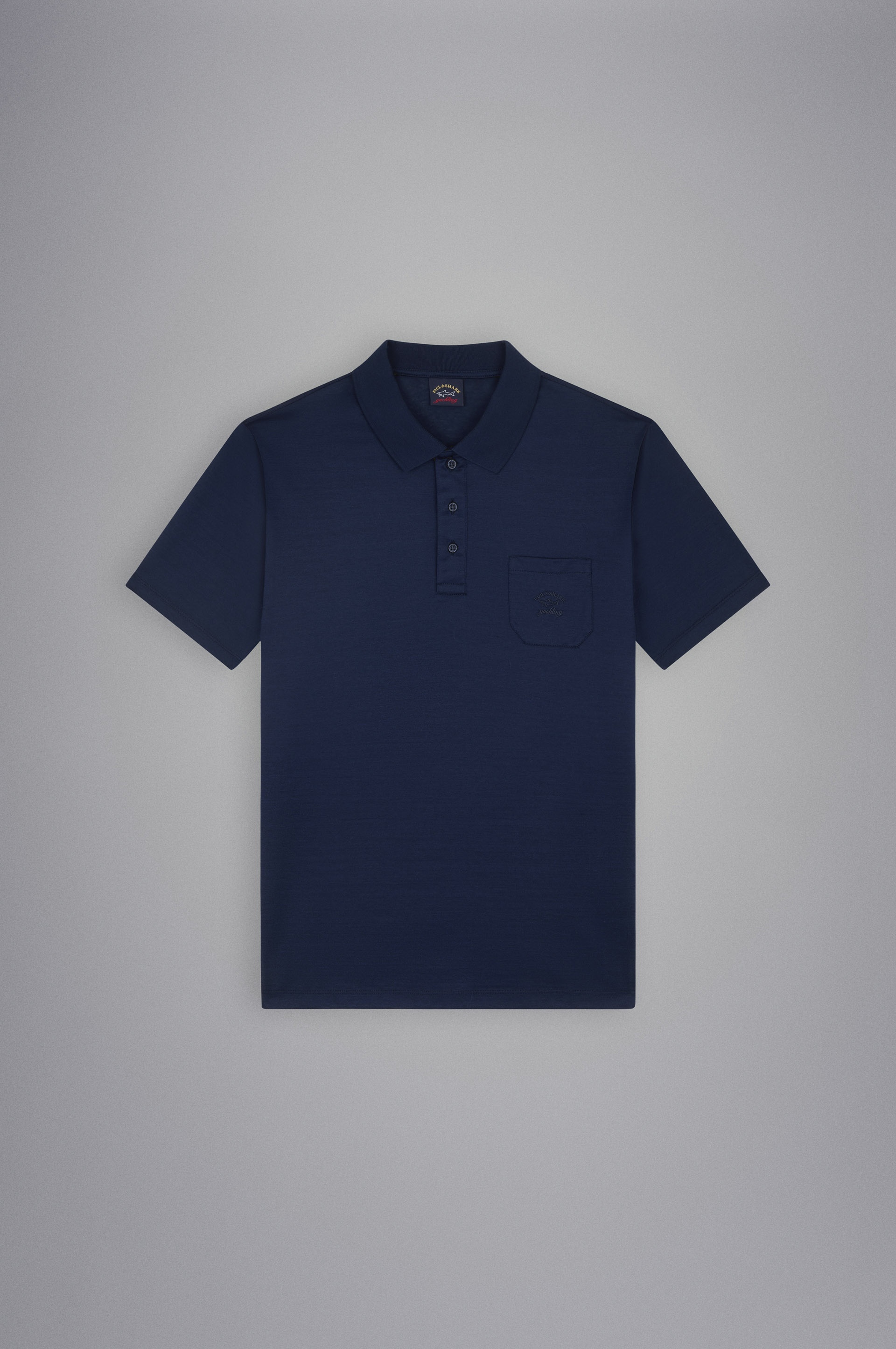 COTTON JERSEY POLO SHIRT WITH EMBROIDERED LOGO - 1